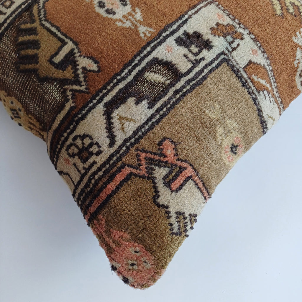 Handmade Multicolour Turkish Cushion Cover 20''x20'' / 50x50 CM