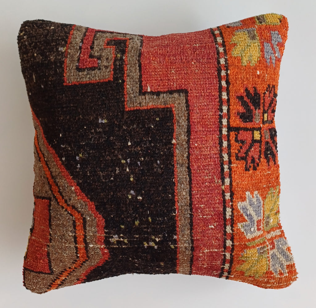 Handmade Multicolour Turkish Cushion Cover 20''x20'' / 50x50 CM