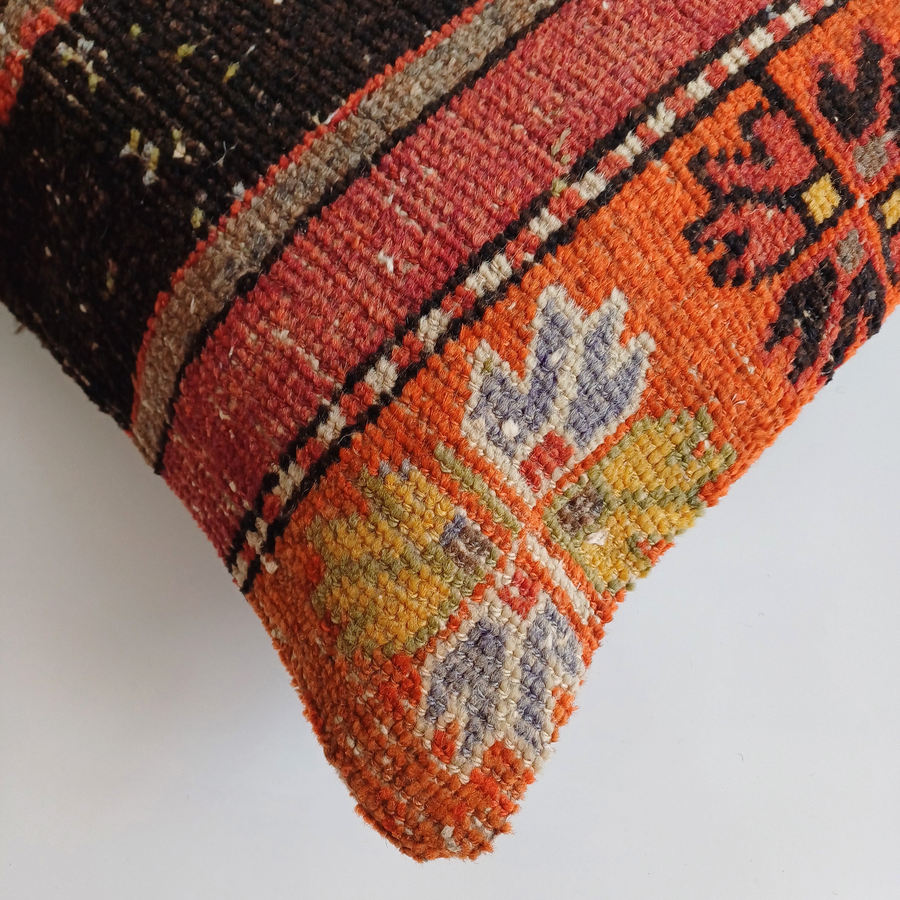 Handmade Multicolour Turkish Cushion Cover 20''x20'' / 50x50 CM