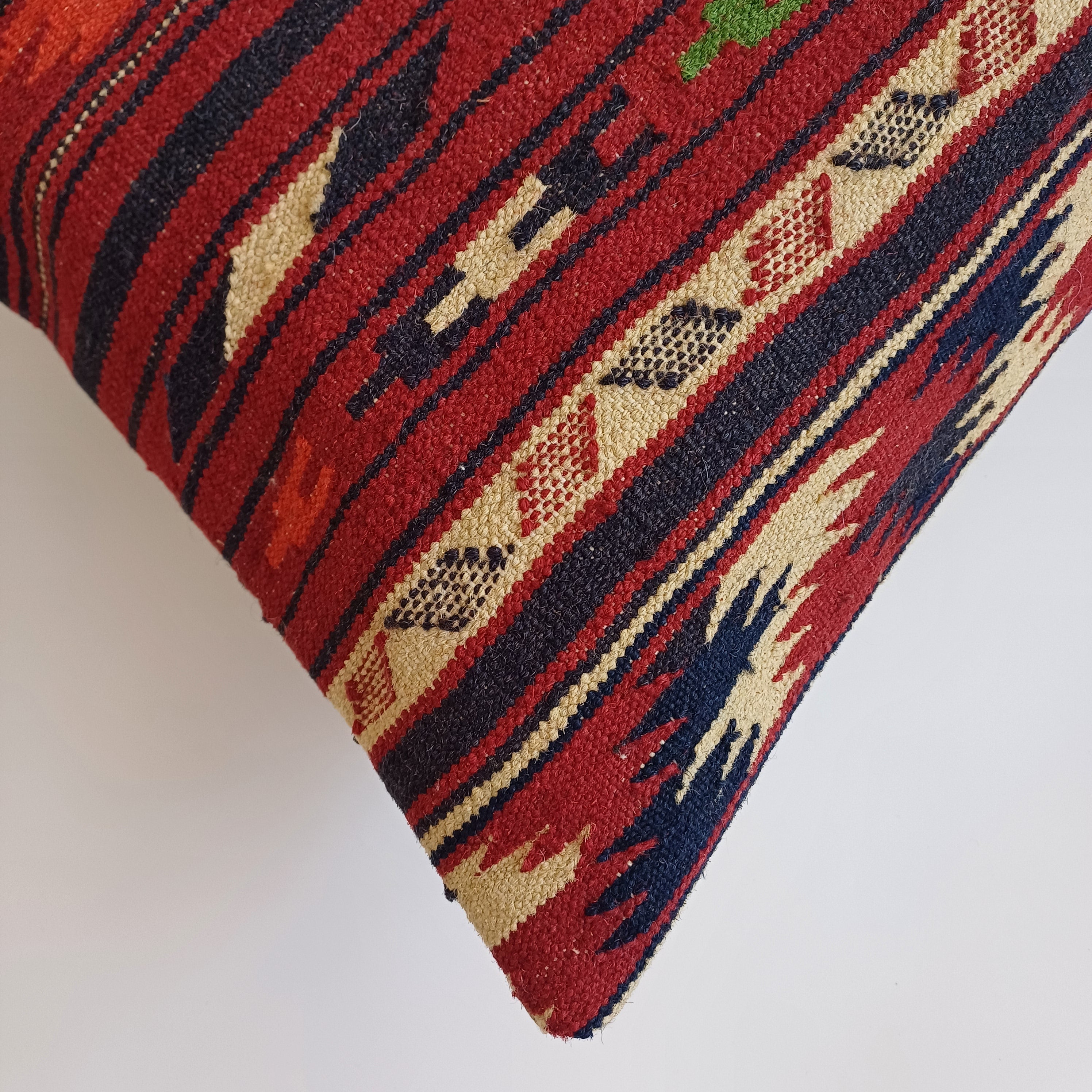 Multicolour Turkish Rug Cushion Cover 24''x16'' / 60x40 CM