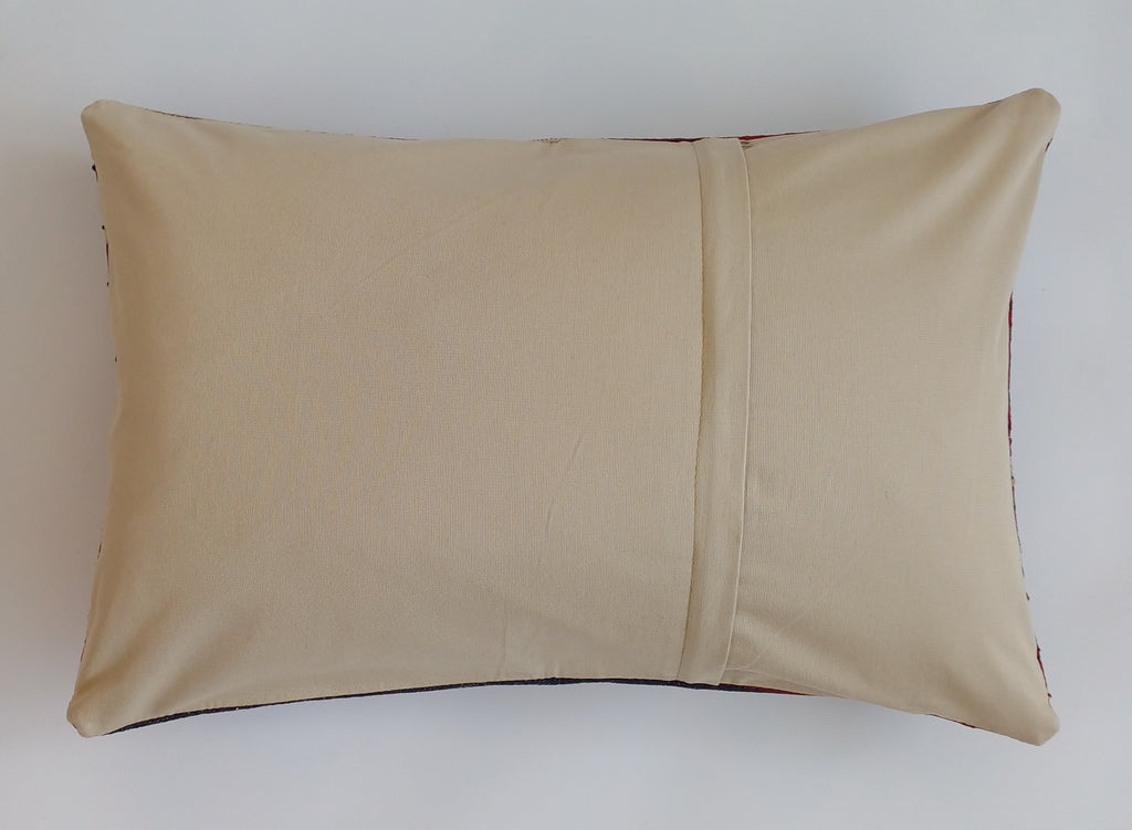 Multicolour Turkish Rug Cushion Cover 24''x16'' / 60x40 CM