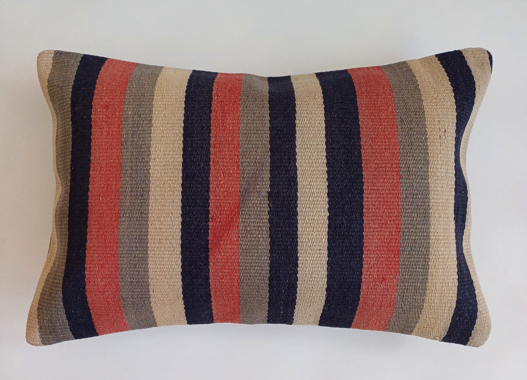 Multicolour Turkish Rug Cushion Cover 24''x16'' / 60x40 CM