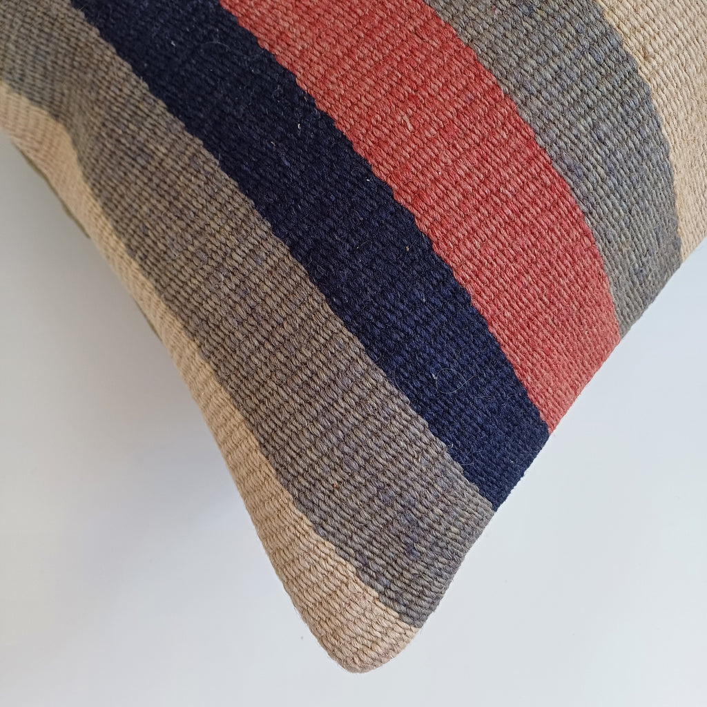 Multicolour Turkish Rug Cushion Cover 24''x16'' / 60x40 CM