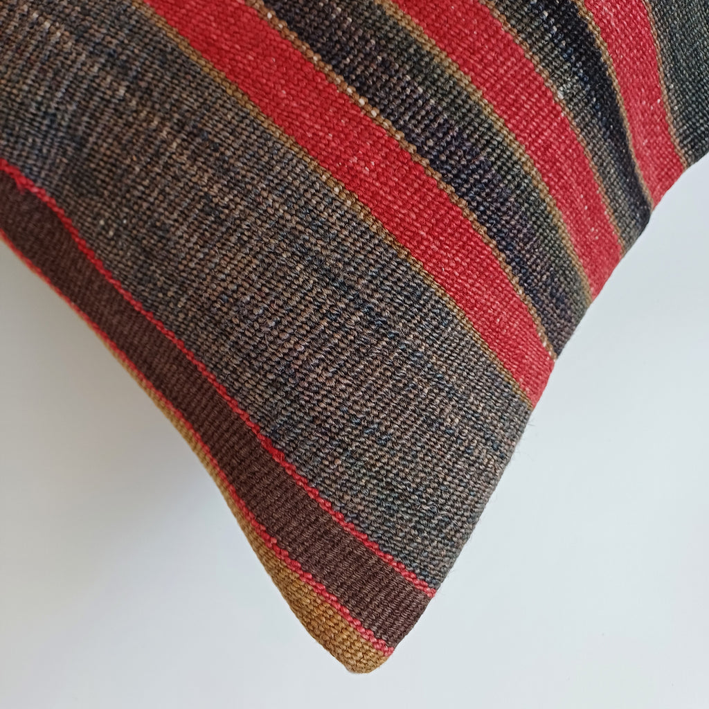 Multicolour Turkish Rug Cushion Cover 24''x16'' / 60x40 CM