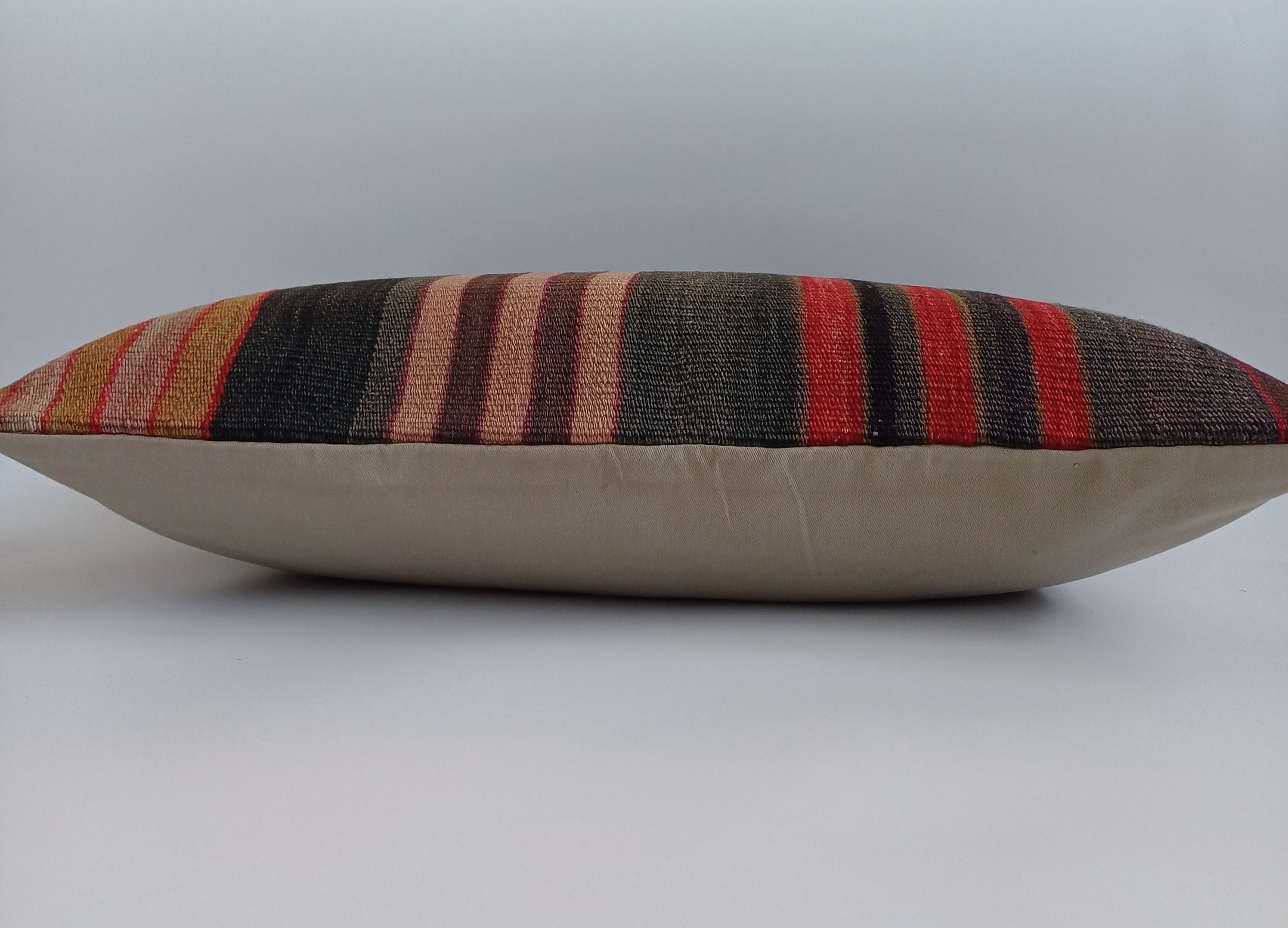 Multicolour Turkish Rug Cushion Cover 24''x16'' / 60x40 CM