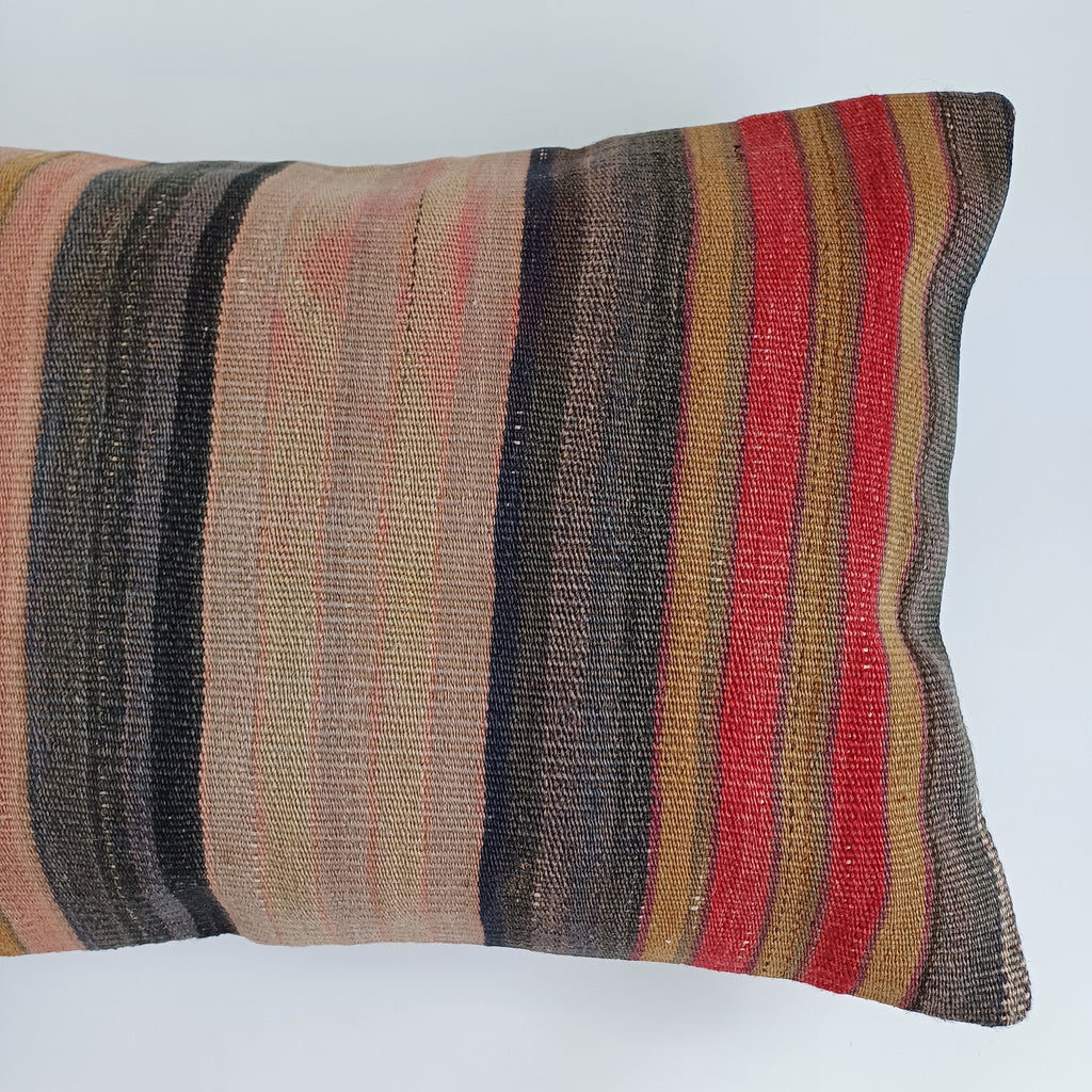Multicolour Turkish Rug Cushion Cover 24''x16'' / 60x40 CM