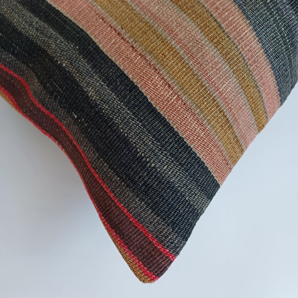 Multicolour Turkish Rug Cushion Cover 24''x16'' / 60x40 CM