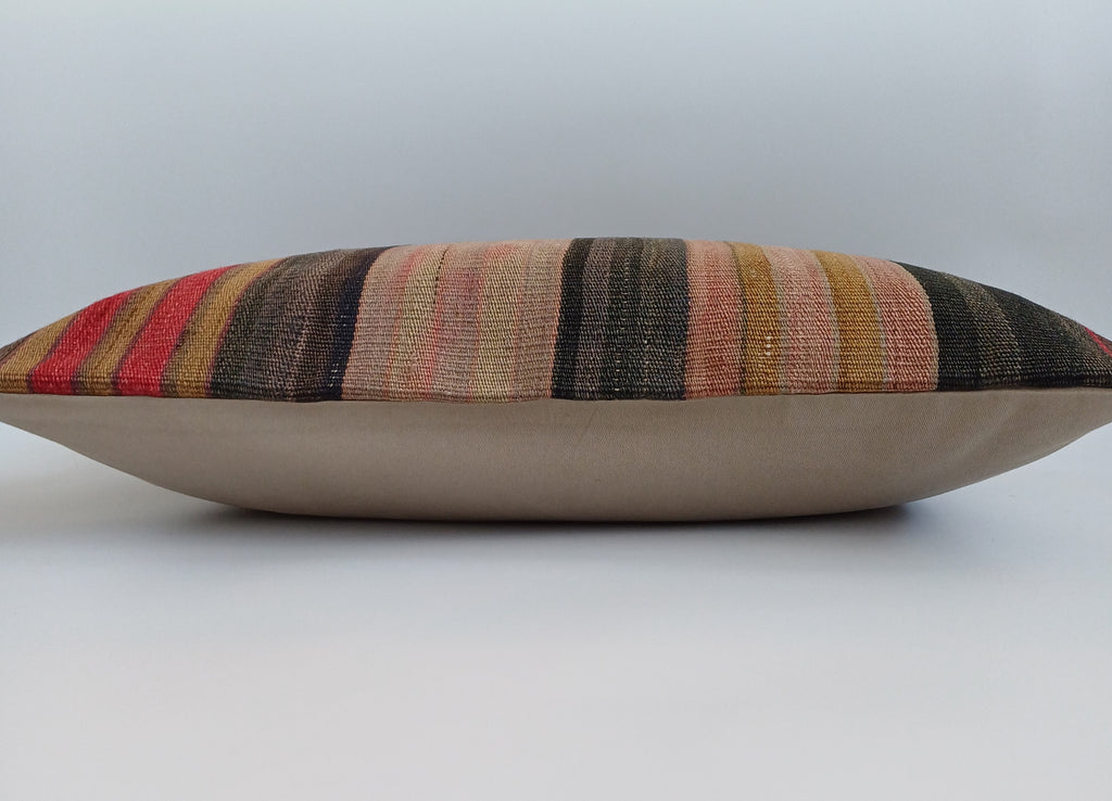 Multicolour Turkish Rug Cushion Cover 24''x16'' / 60x40 CM