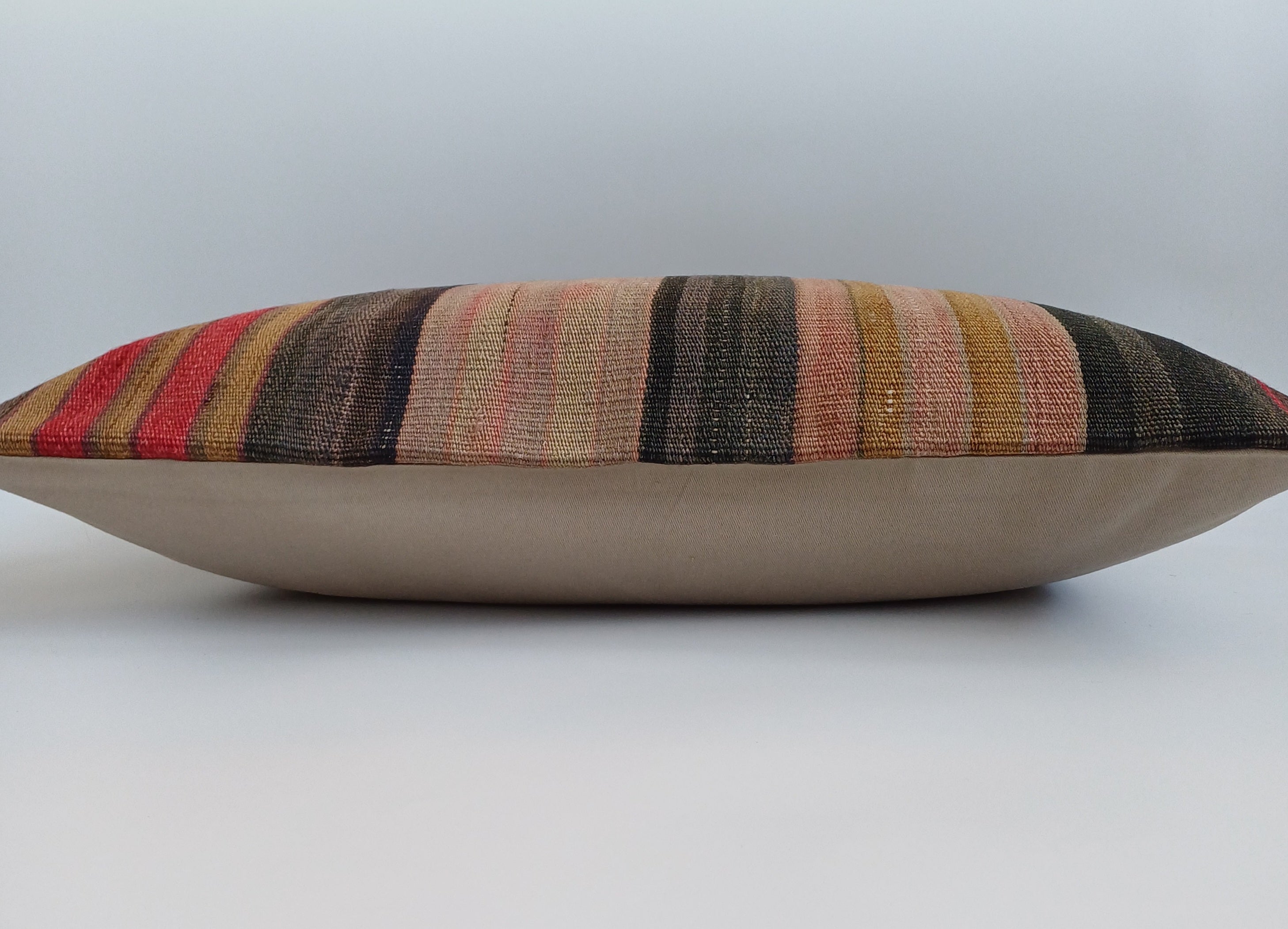 Multicolour Turkish Rug Cushion Cover 24''x16'' / 60x40 CM