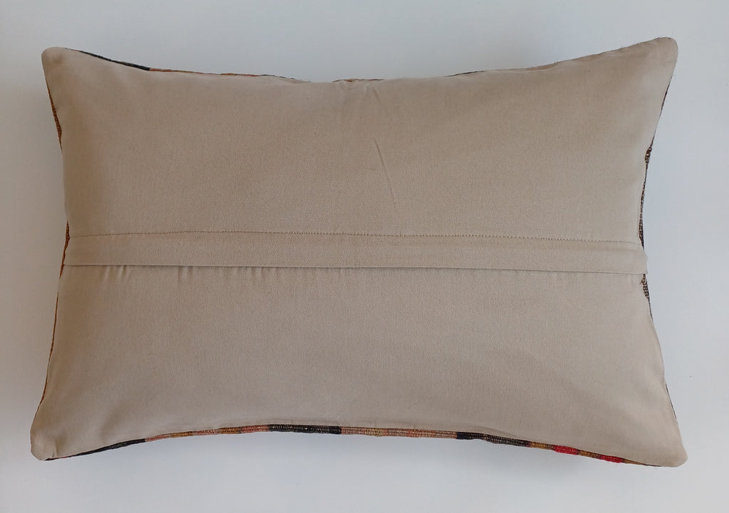 Multicolour Turkish Rug Cushion Cover 24''x16'' / 60x40 CM