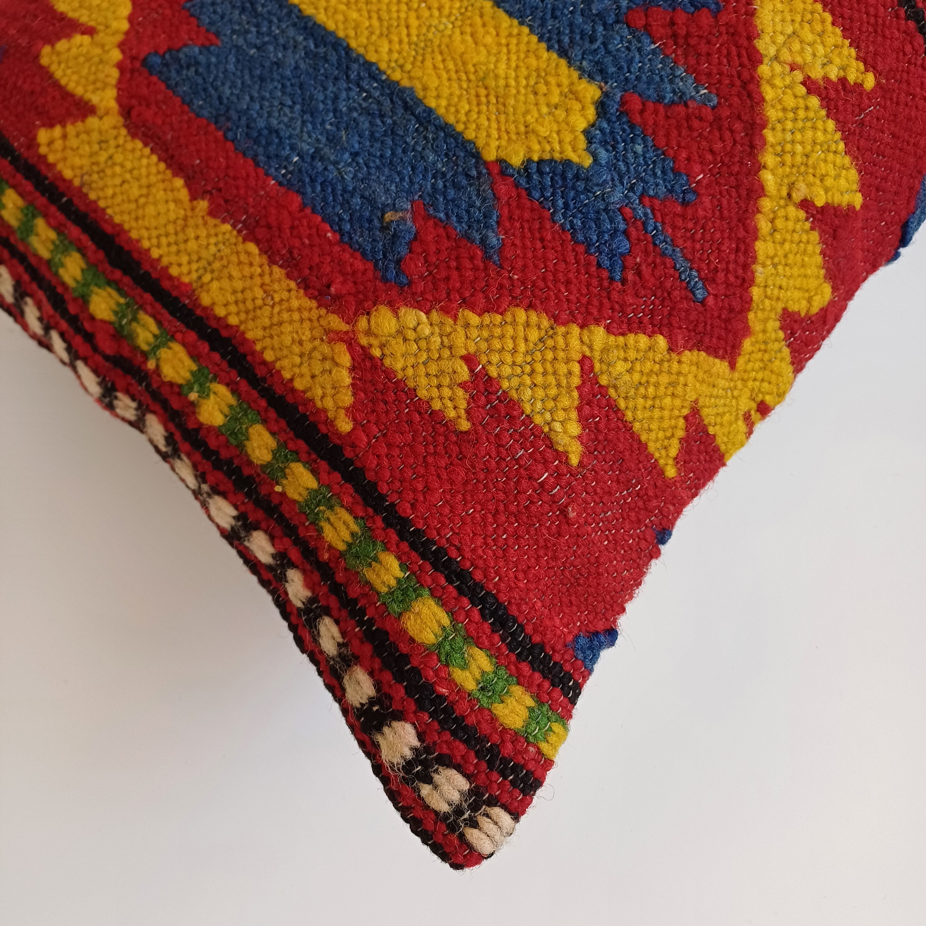 Multicolour Turkish Rug Cushion Cover 24''x16'' / 60x40 CM