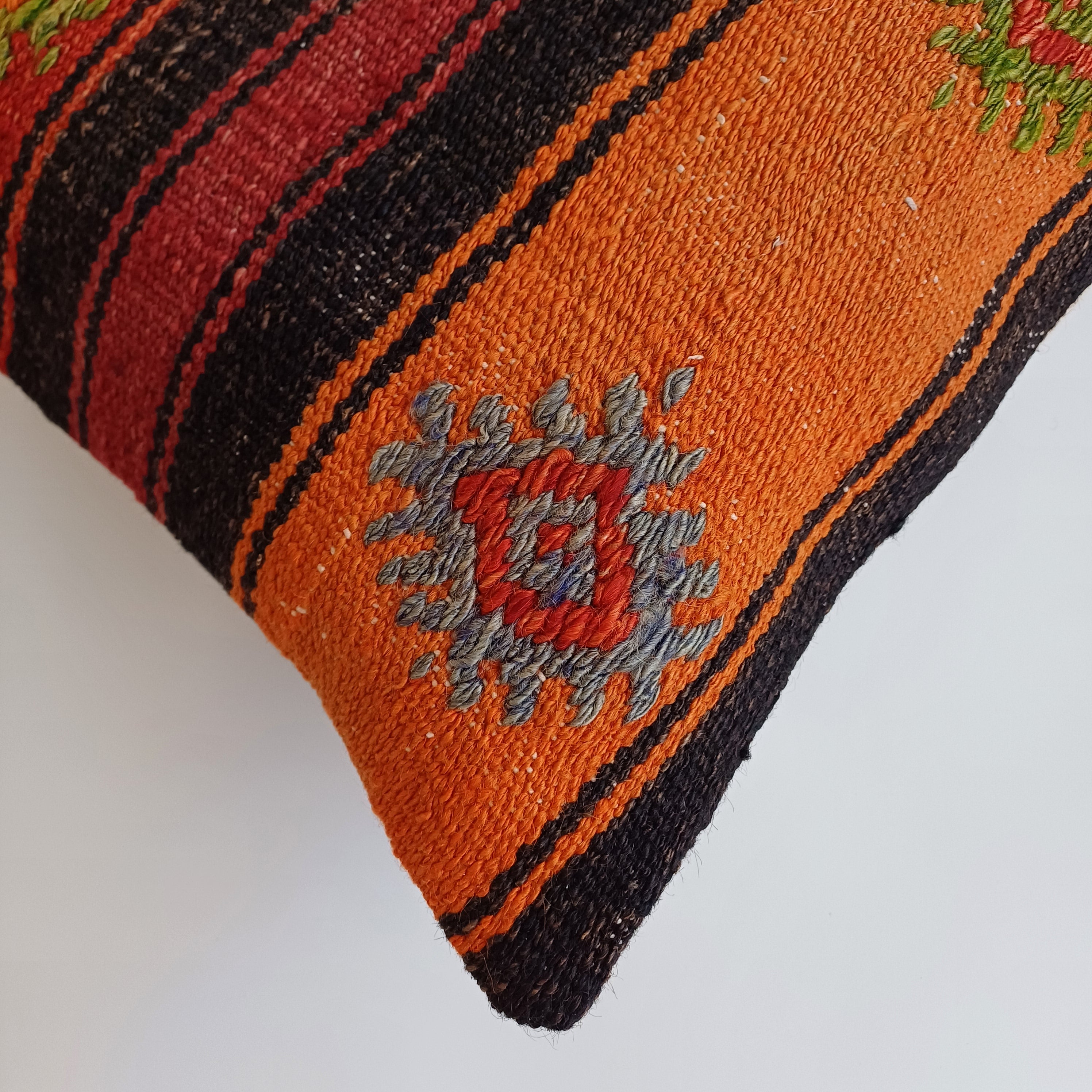 Multicolour Turkish Rug Cushion Cover 24''x16'' / 60x40 CM
