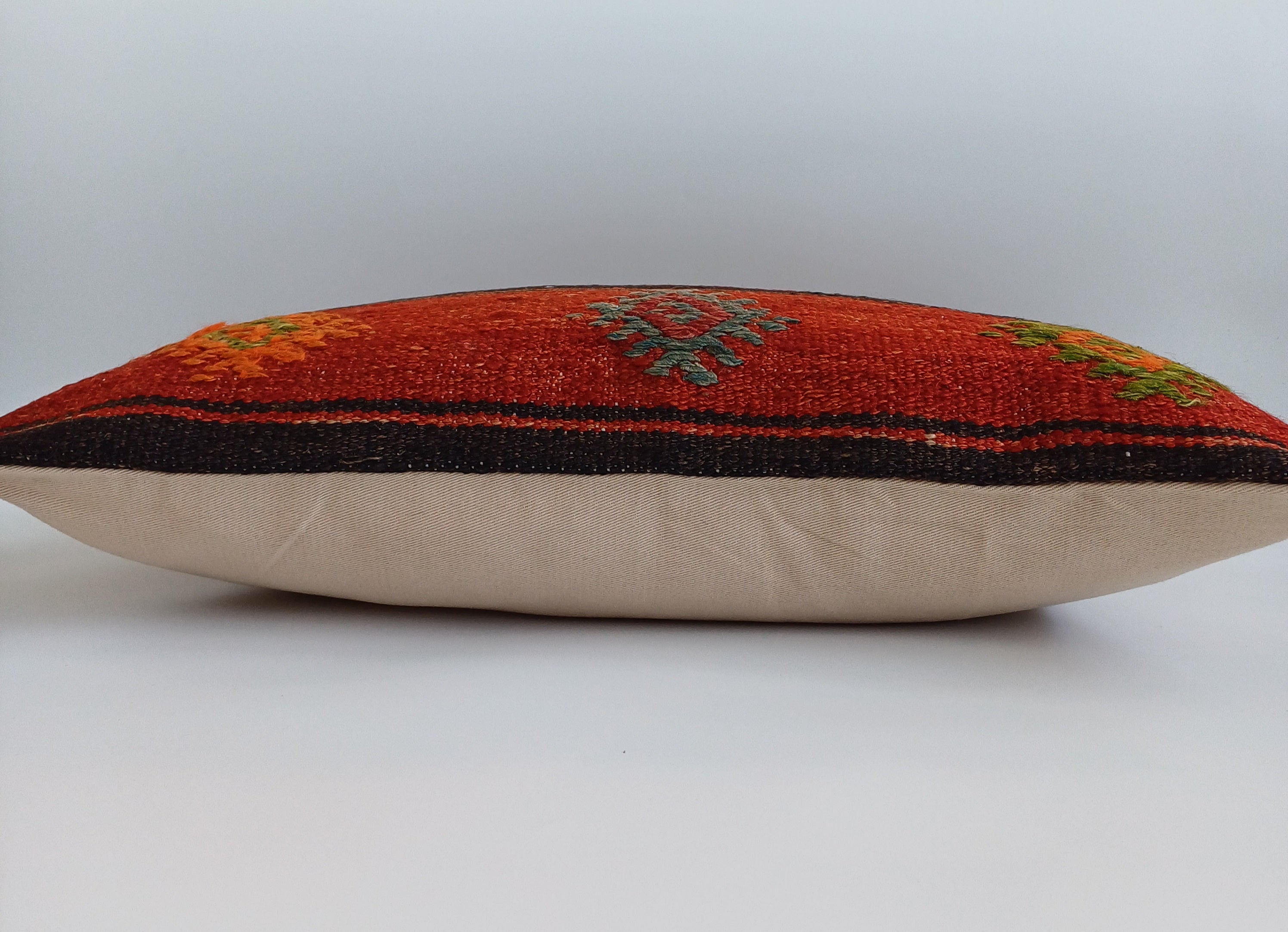 Multicolour Turkish Rug Cushion Cover 24''x16'' / 60x40 CM