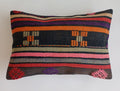 Multicolour Turkish Rug Cushion Cover 24''x16'' / 60x40 CM
