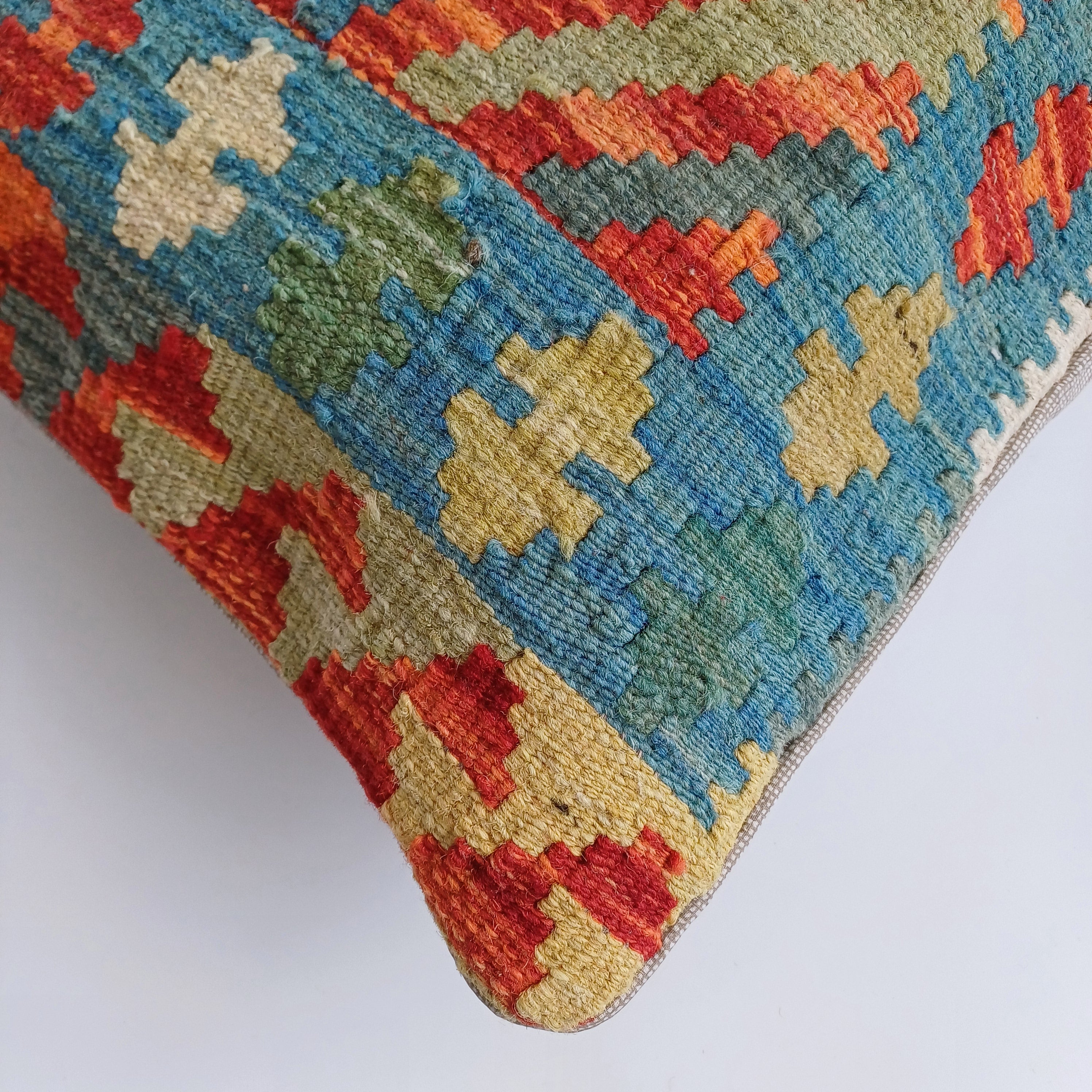 Afghan Cushion Cover 22''x16'' / 55x40 CM
