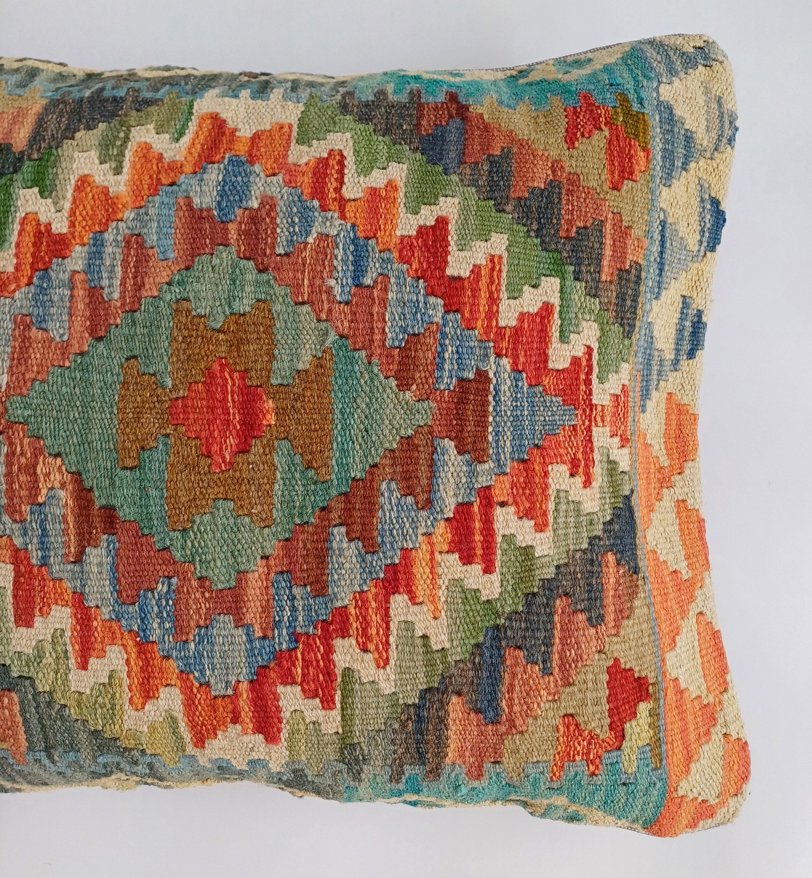 Afghan Cushion Cover 22''x16'' / 55x40 CM