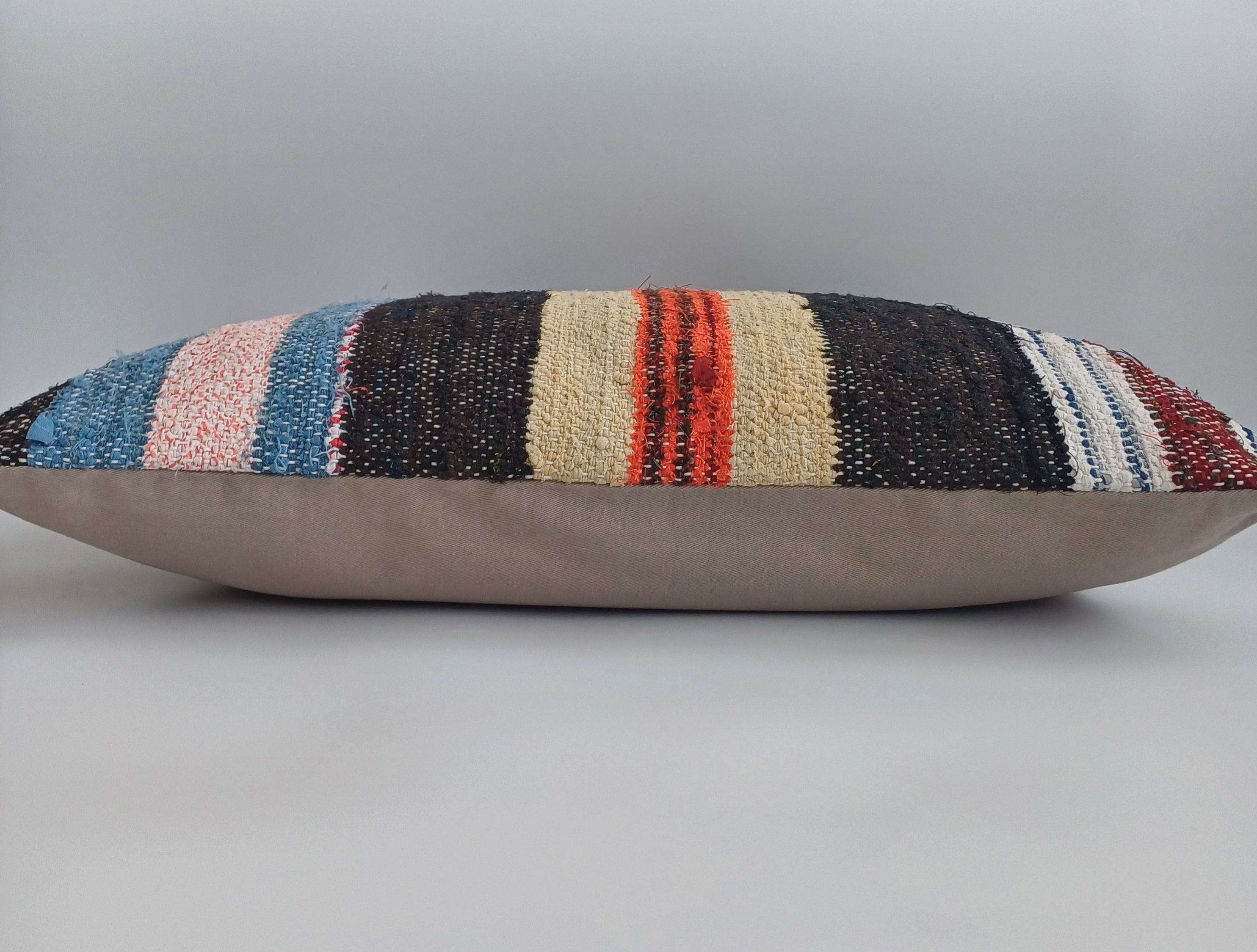 Multicolour Turkish Rug Cushion Cover 24''x16'' / 60x40 CM
