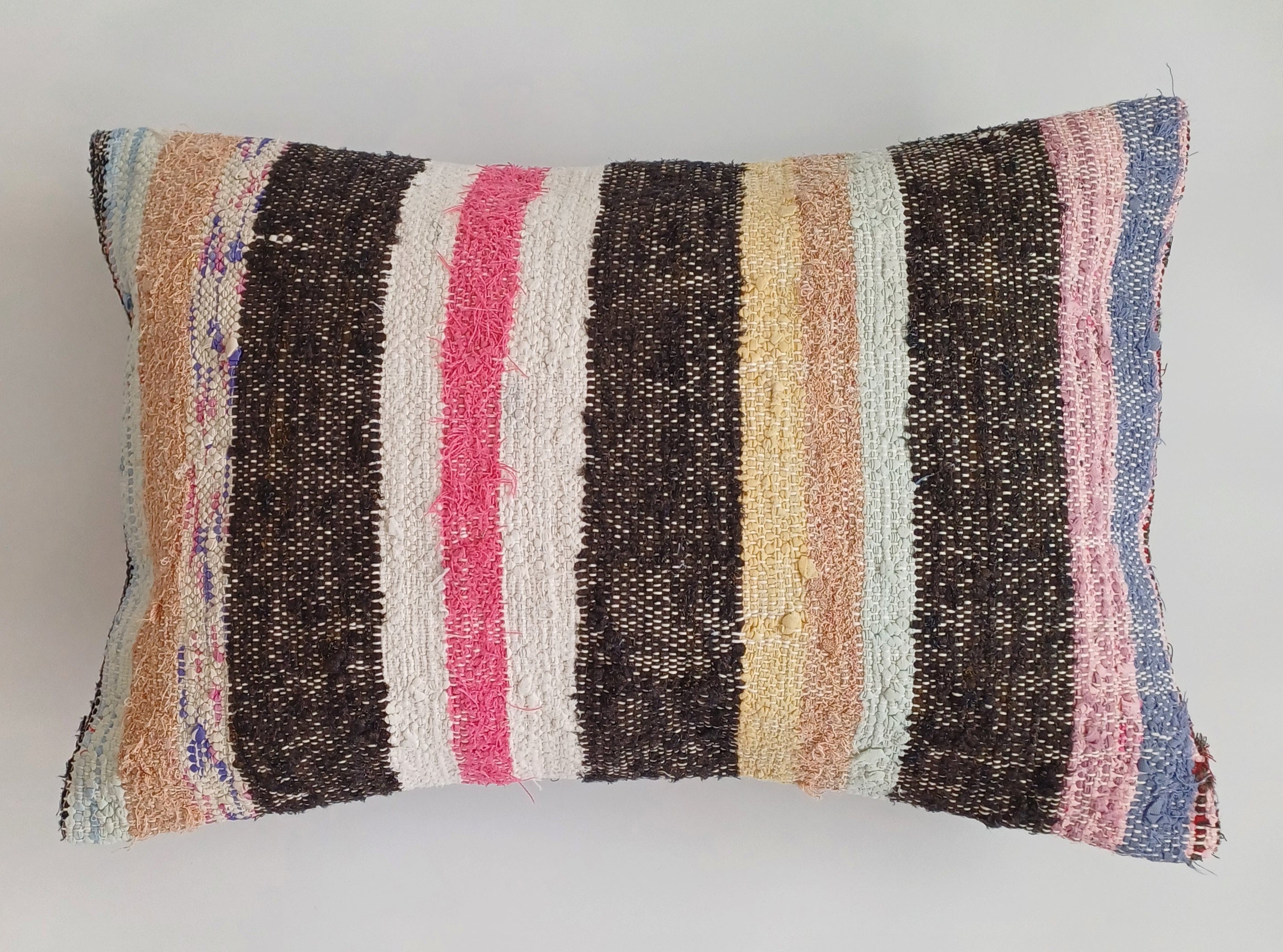 Multicolour Turkish Rug Cushion Cover 24''x16'' / 60x40 CM