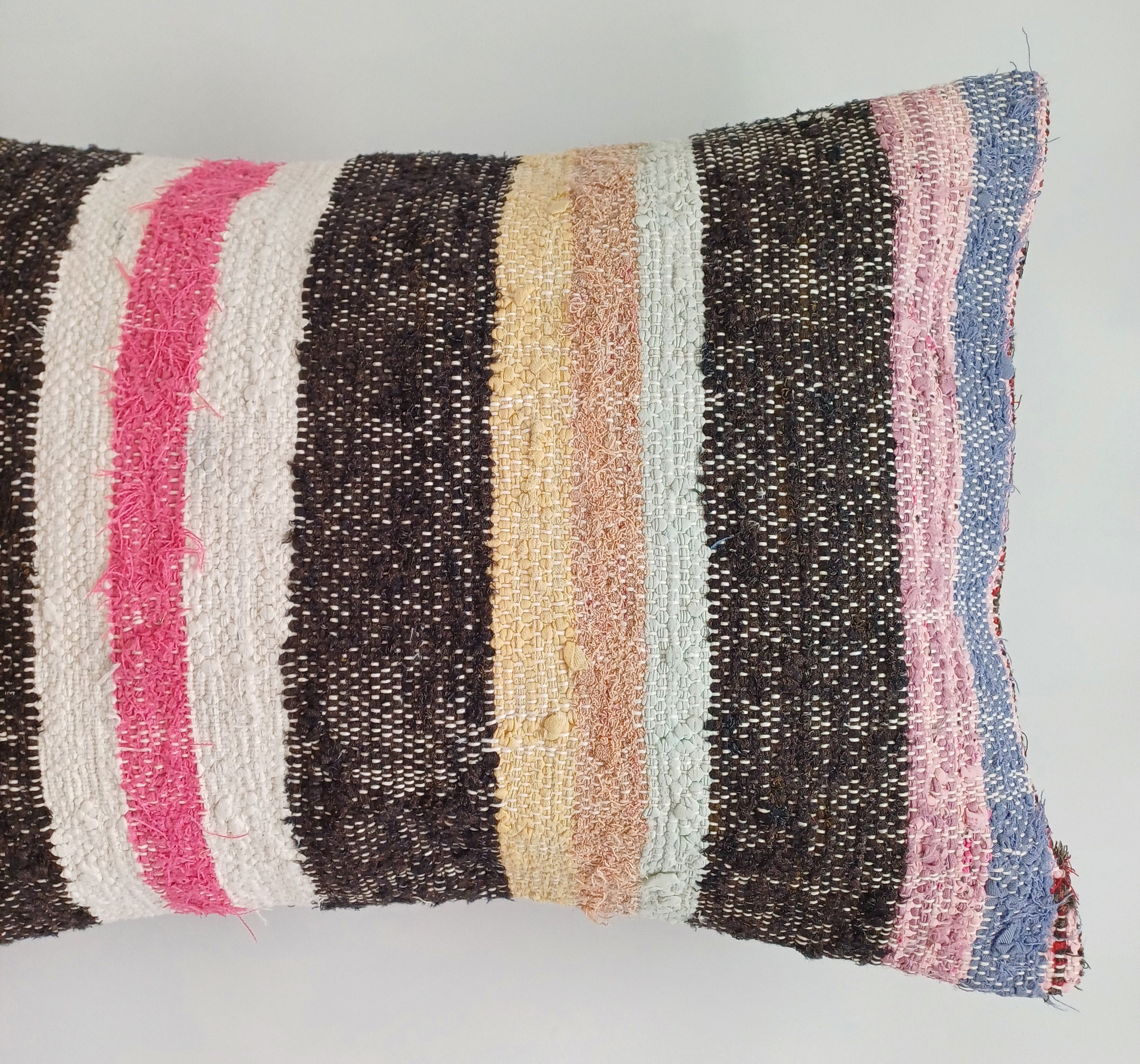 Multicolour Turkish Rug Cushion Cover 24''x16'' / 60x40 CM