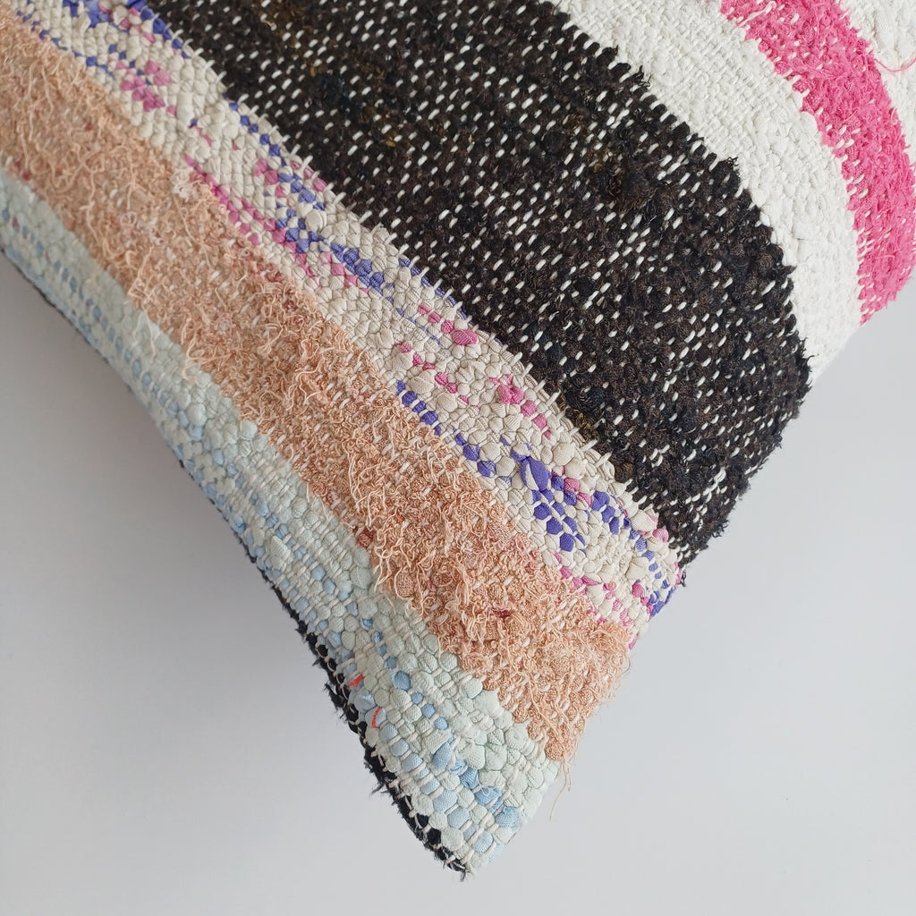 Multicolour Turkish Rug Cushion Cover 24''x16'' / 60x40 CM