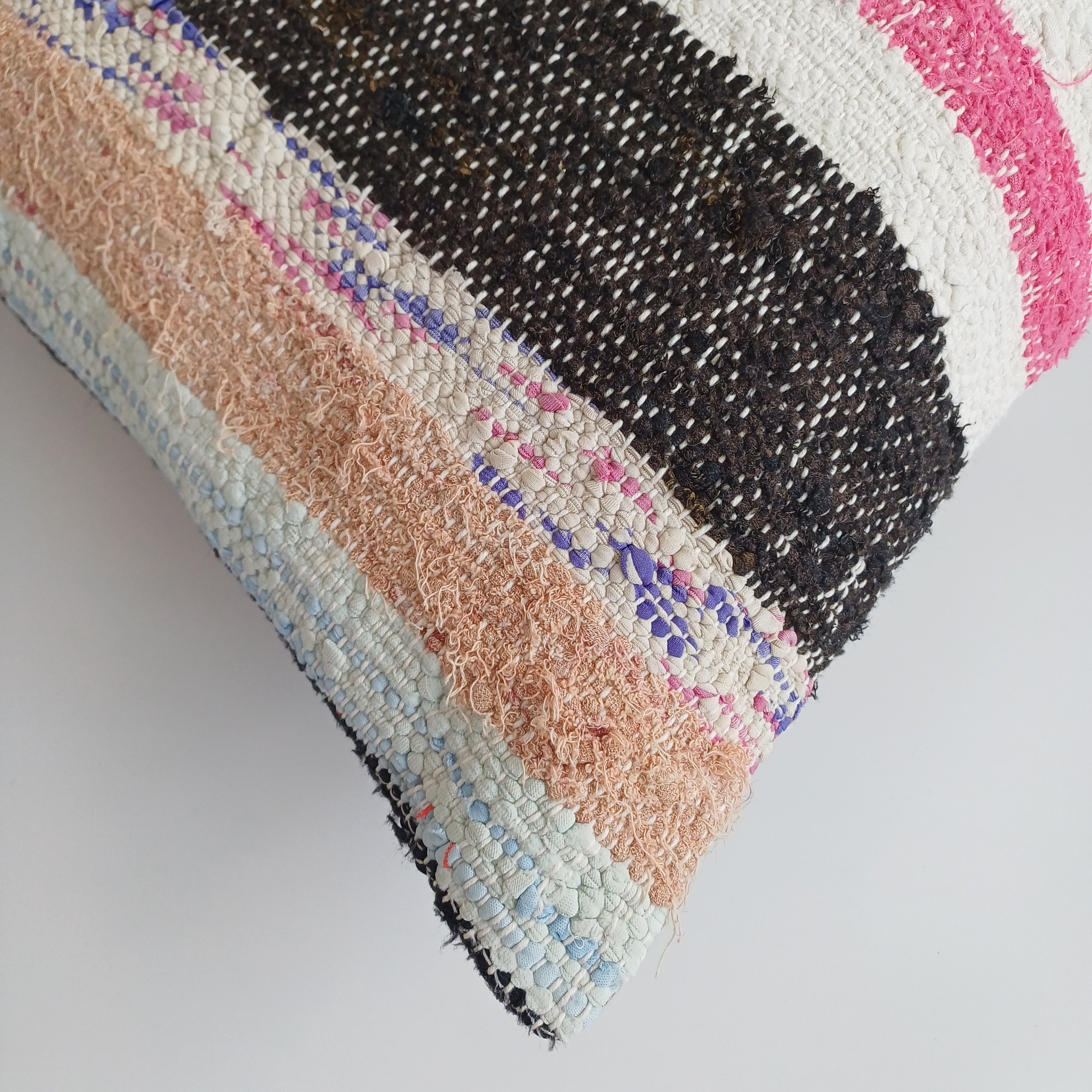 Multicolour Turkish Rug Cushion Cover 24''x16'' / 60x40 CM
