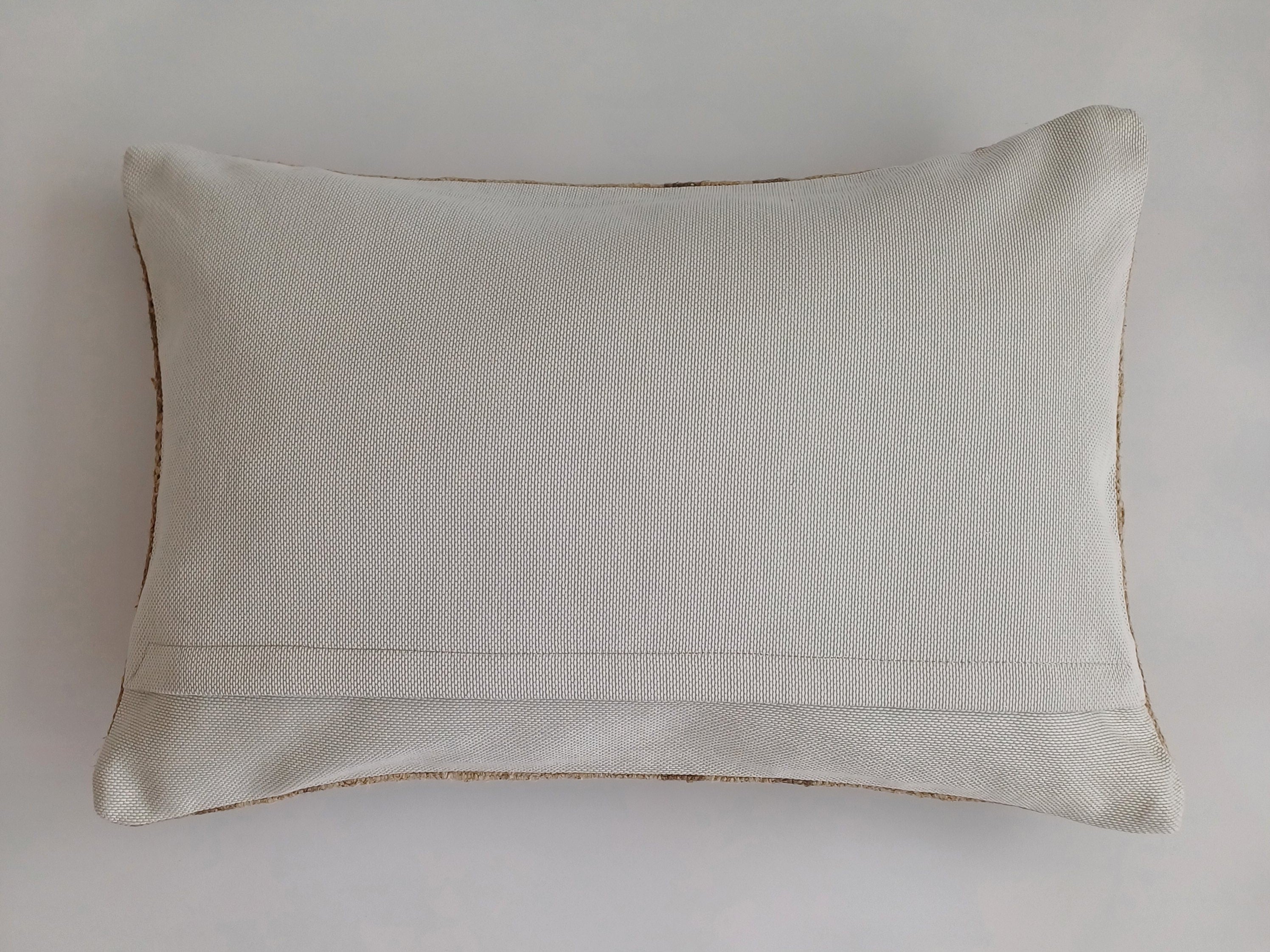 Handmade Turkish Rug Cushion Cover 24''x16'' / 60x40 CM