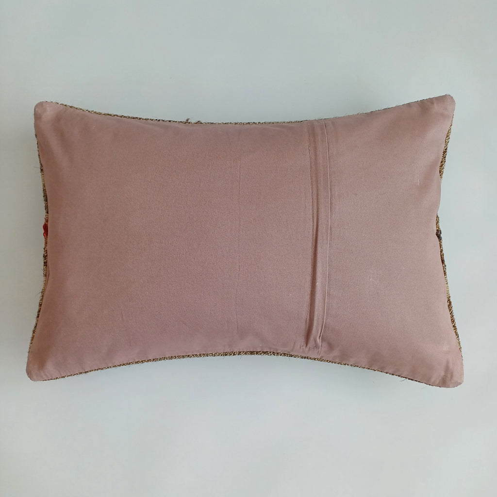 Multicolour Turkish Rug Cushion Cover 24''x16'' / 60x40 CM