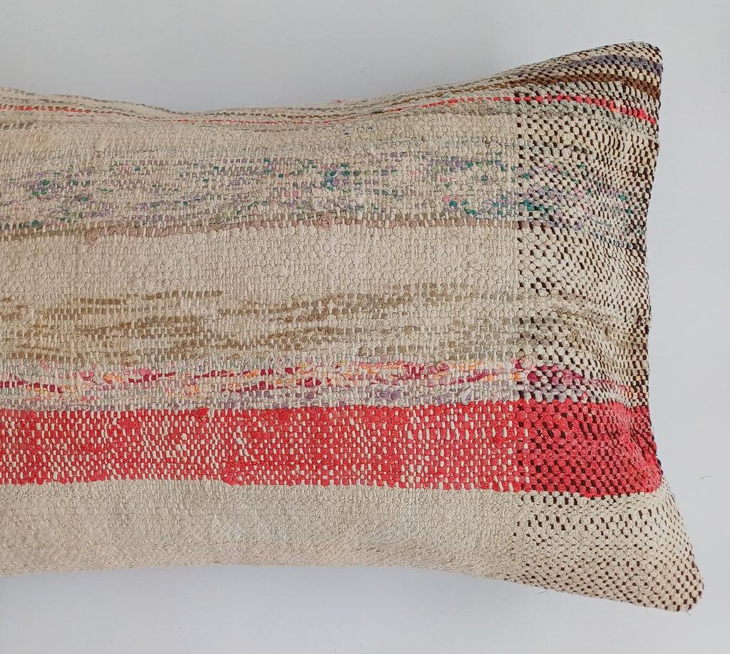 Multicolour Turkish Rug Cushion Cover 24''x16'' / 60x40 CM