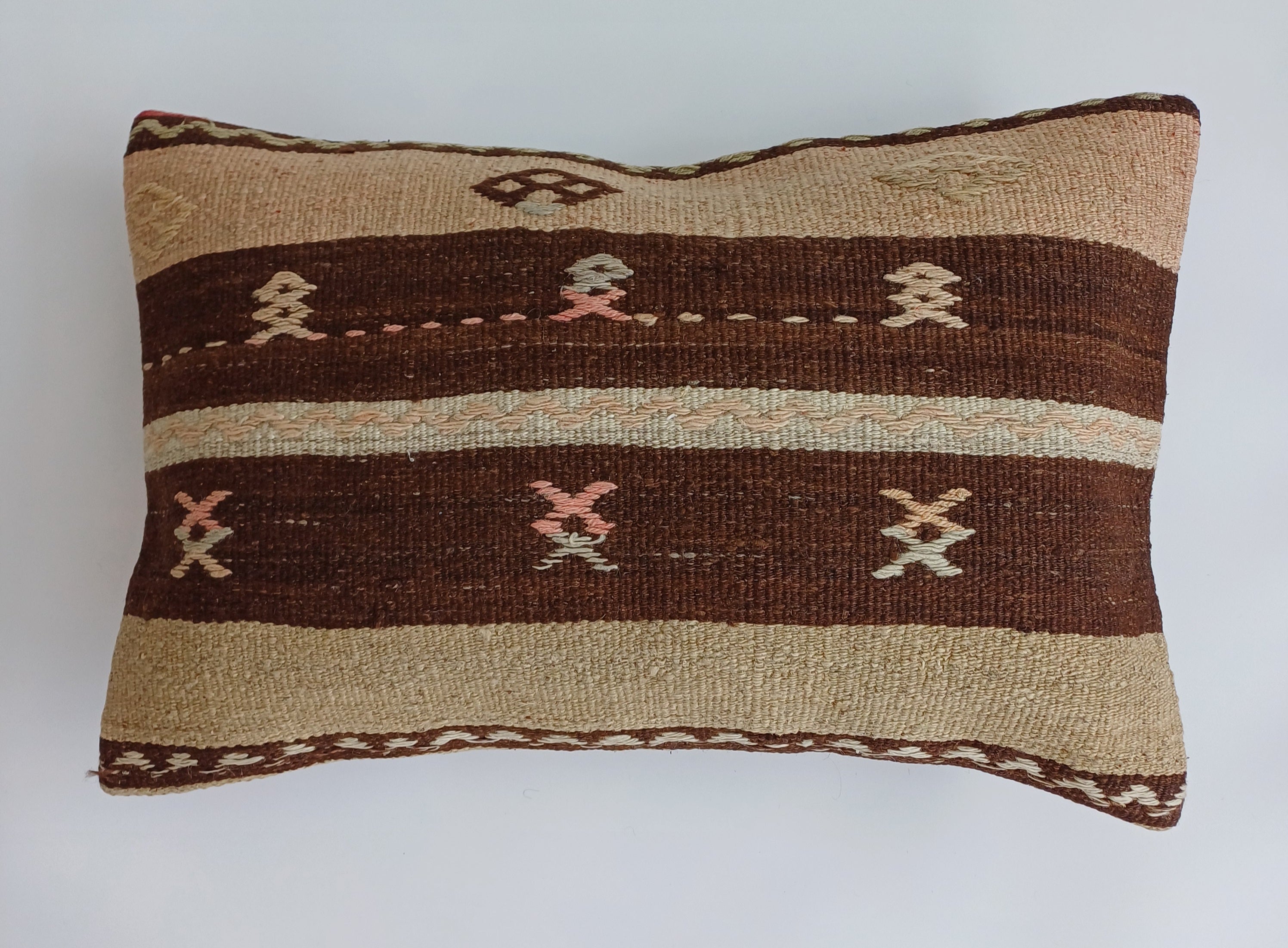 Multicolour Turkish Rug Cushion Cover 24''x16'' / 60x40 CM