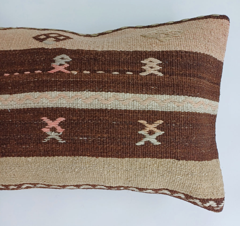 Multicolour Turkish Rug Cushion Cover 24''x16'' / 60x40 CM