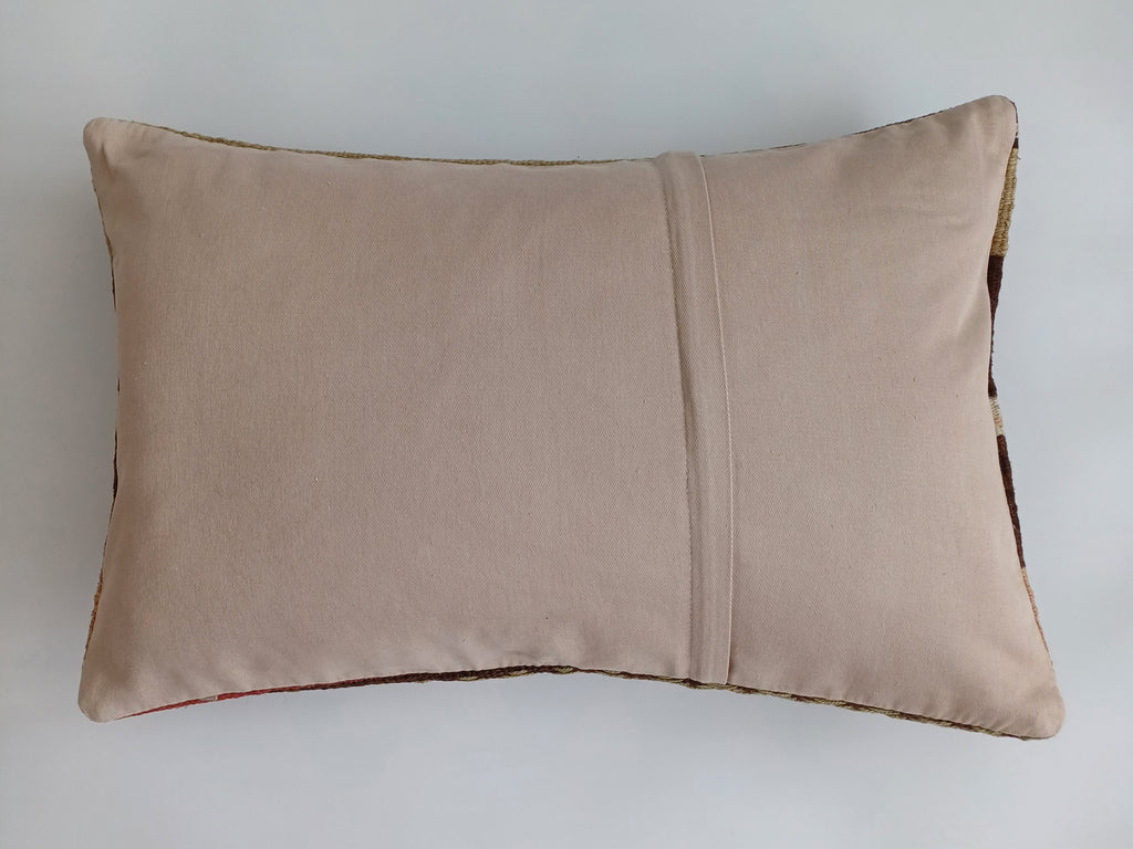 Multicolour Turkish Rug Cushion Cover 24''x16'' / 60x40 CM