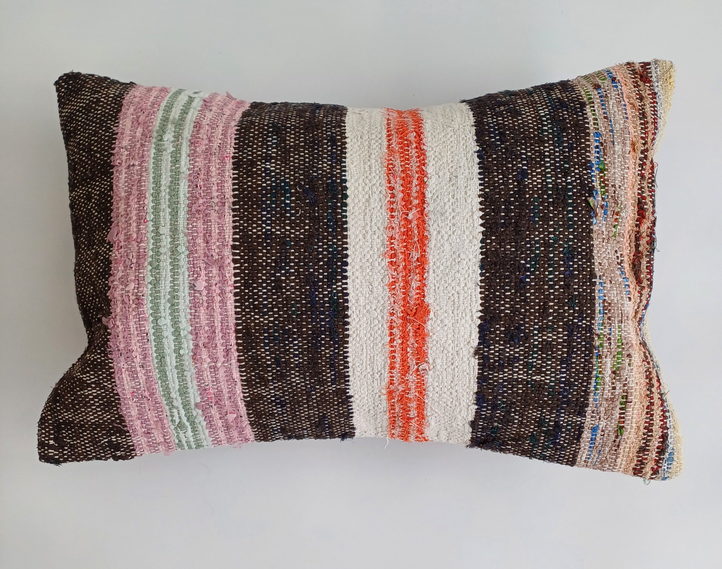 Multicolour Turkish Rug Cushion Cover 24''x16'' / 60x40 CM