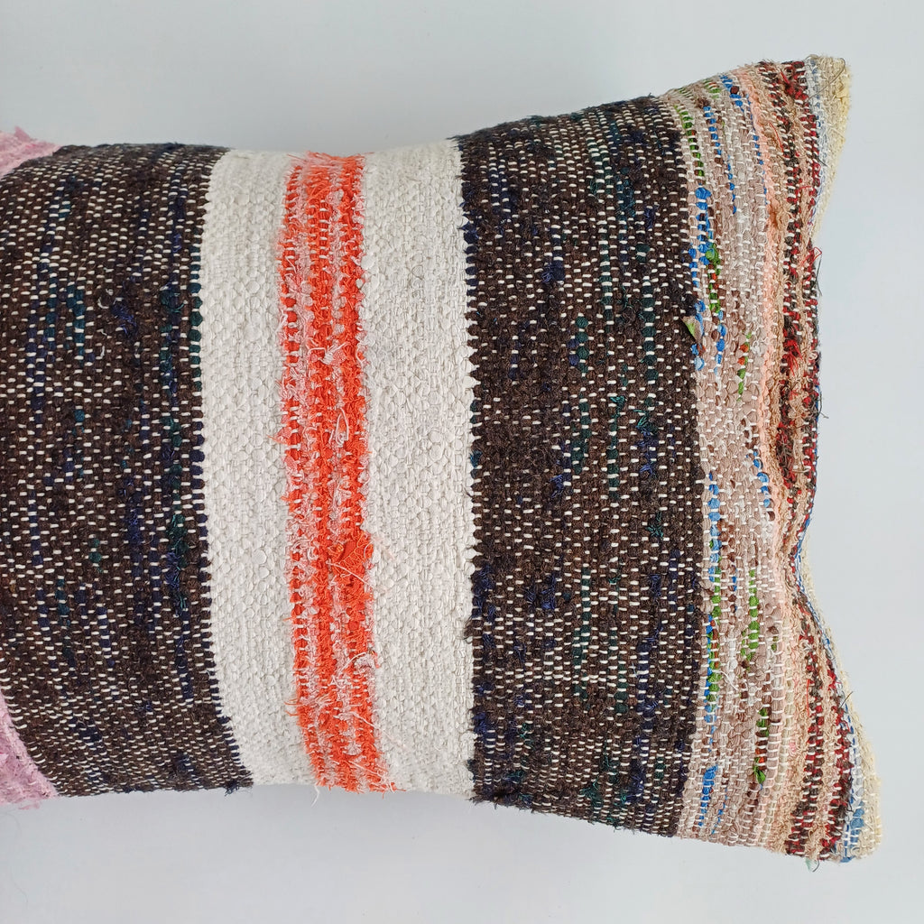 Multicolour Turkish Rug Cushion Cover 24''x16'' / 60x40 CM
