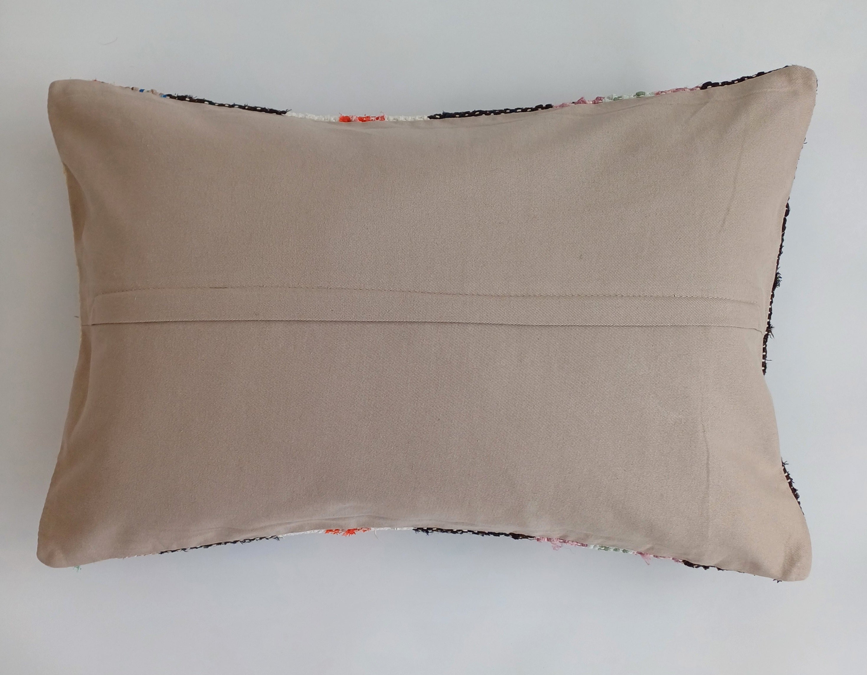 Multicolour Turkish Rug Cushion Cover 24''x16'' / 60x40 CM