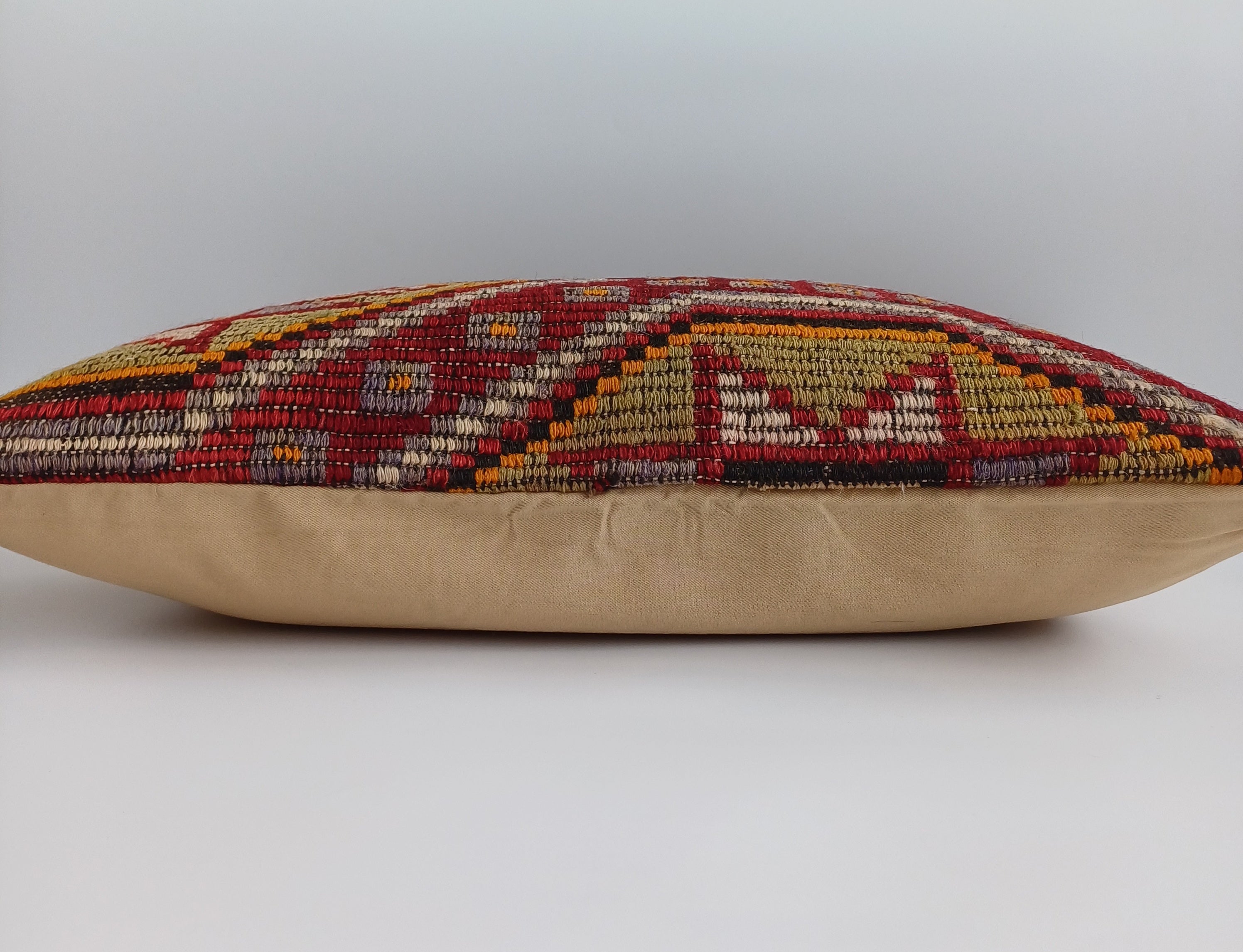 Multicolour Turkish Rug Cushion Cover 24''x16'' / 60x40 CM