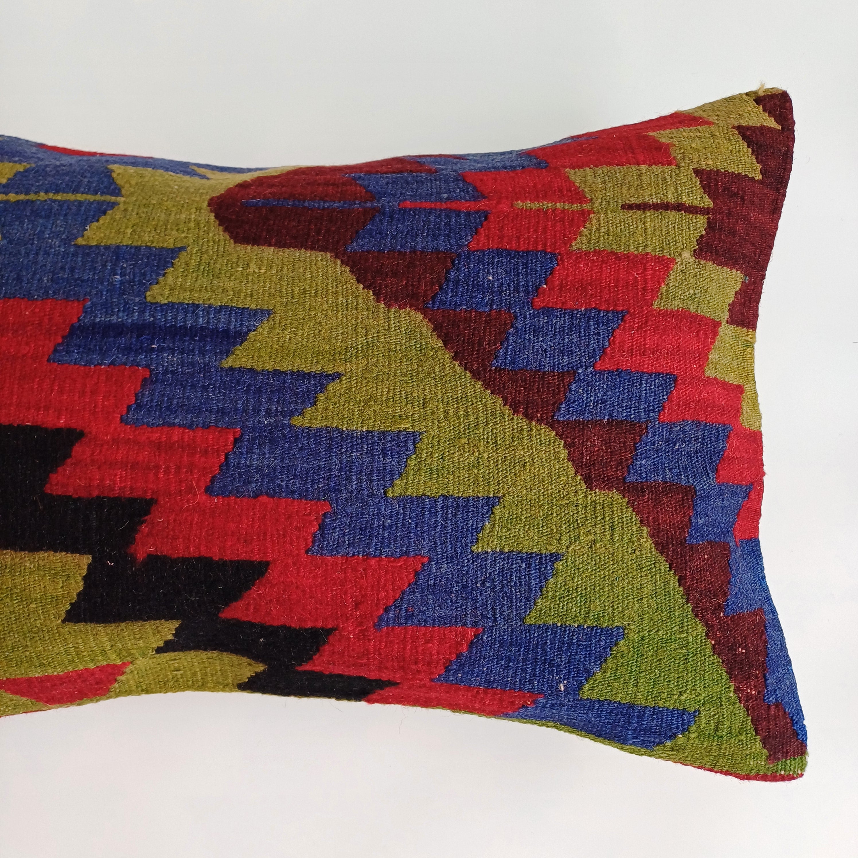 Multicolour Turkish Rug Cushion Cover 24''x16'' / 60x40 CM