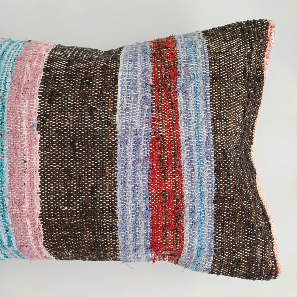 Multicolour Turkish Rug Cushion Cover 24''x16'' / 60x40 CM