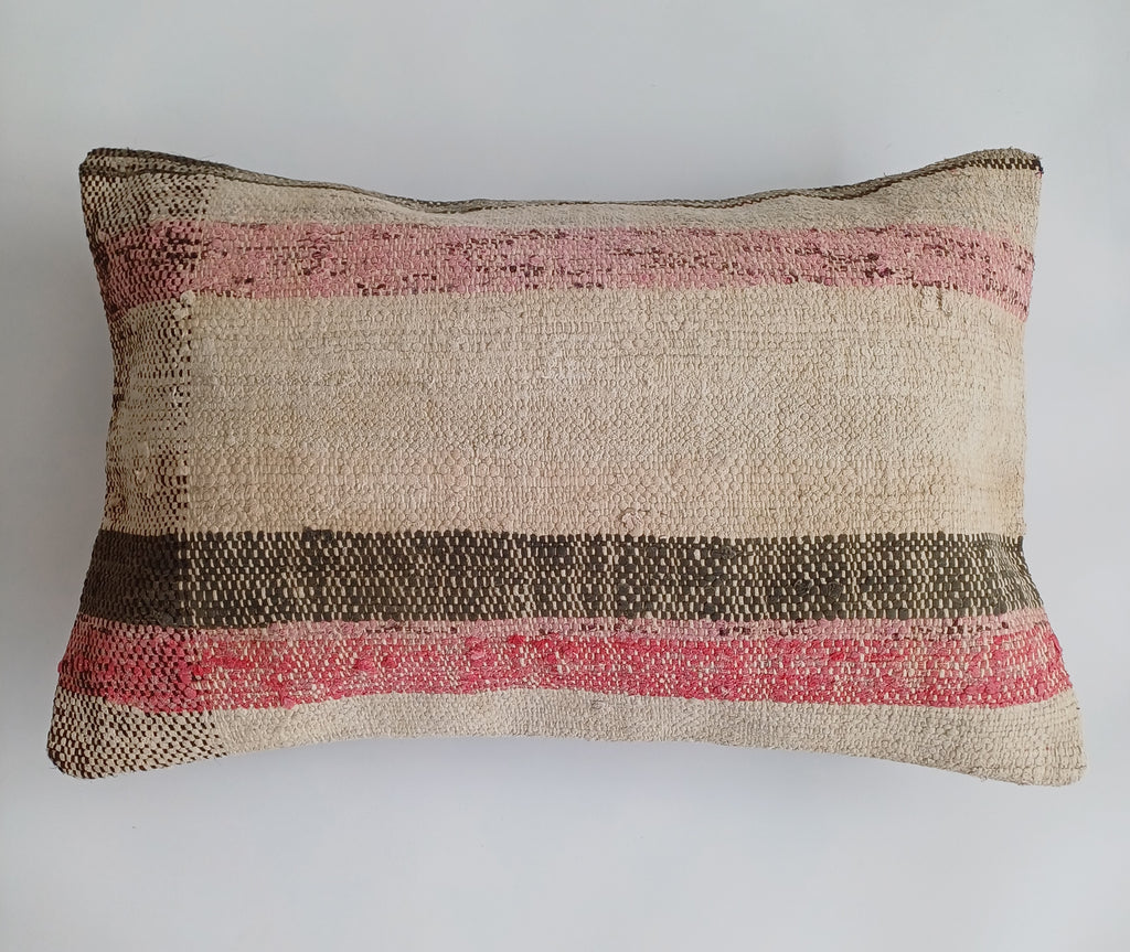 Multicolour Turkish Rug Cushion Cover 24''x16'' / 60x40 CM