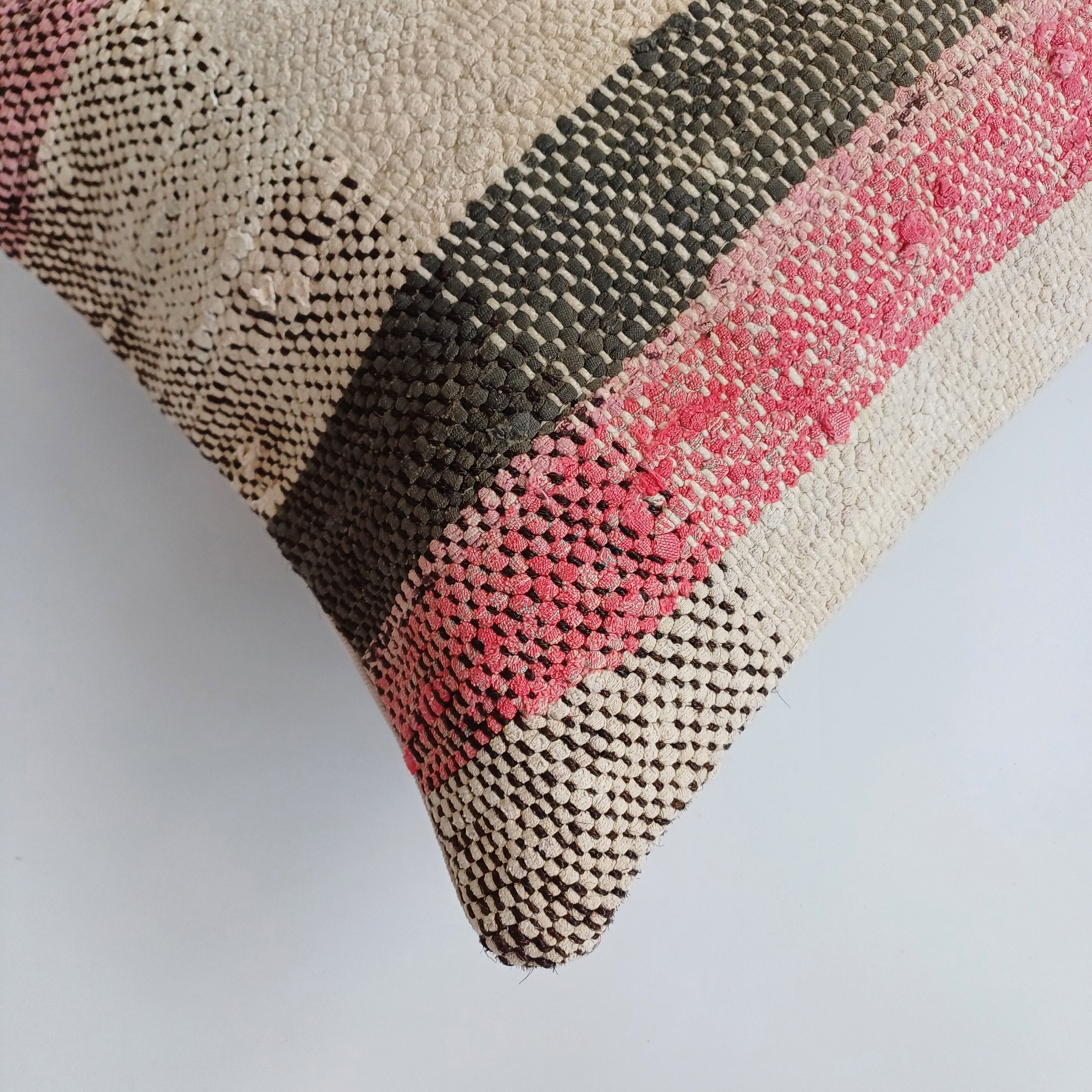 Multicolour Turkish Rug Cushion Cover 24''x16'' / 60x40 CM