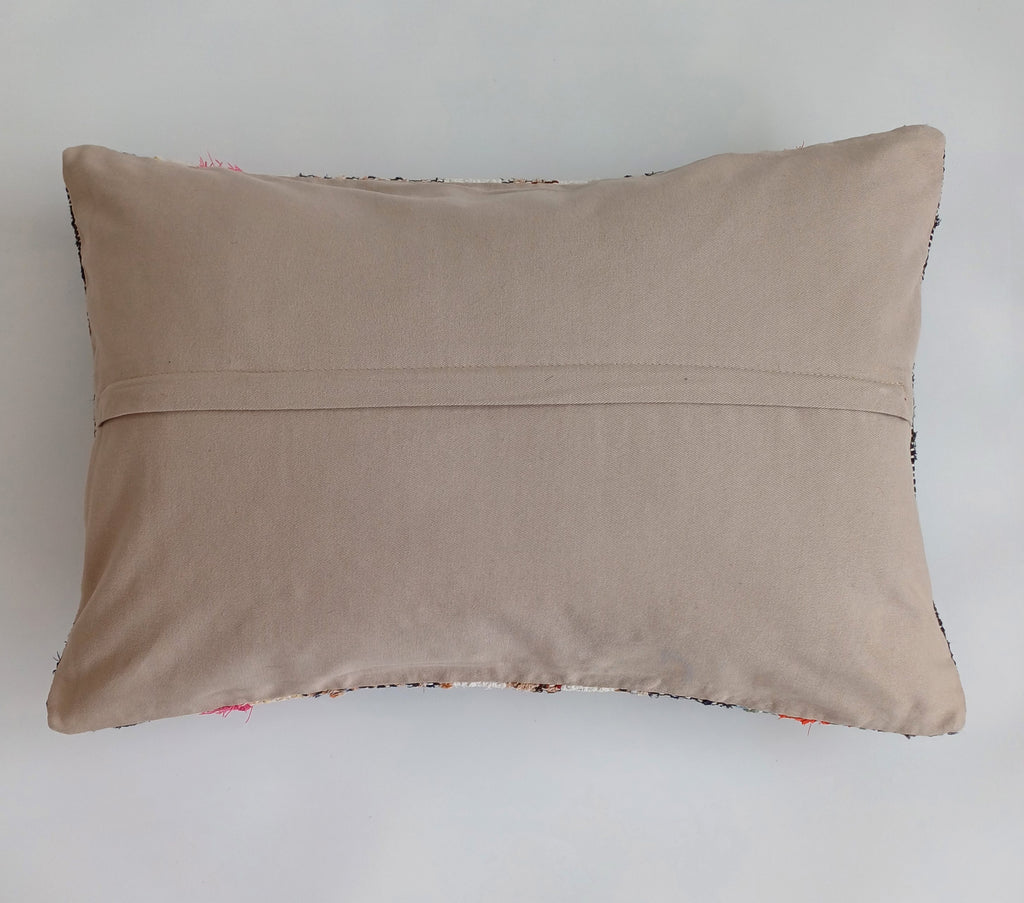 Multicolour Turkish Rug Cushion Cover 24''x16'' / 60x40 CM
