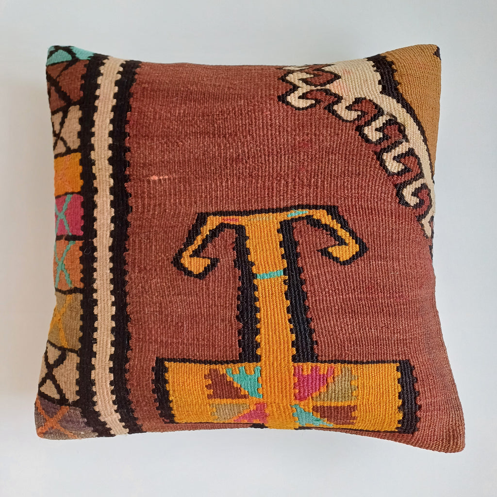 Vintage Cushion Cover 16''x16'' / 40x40 CM