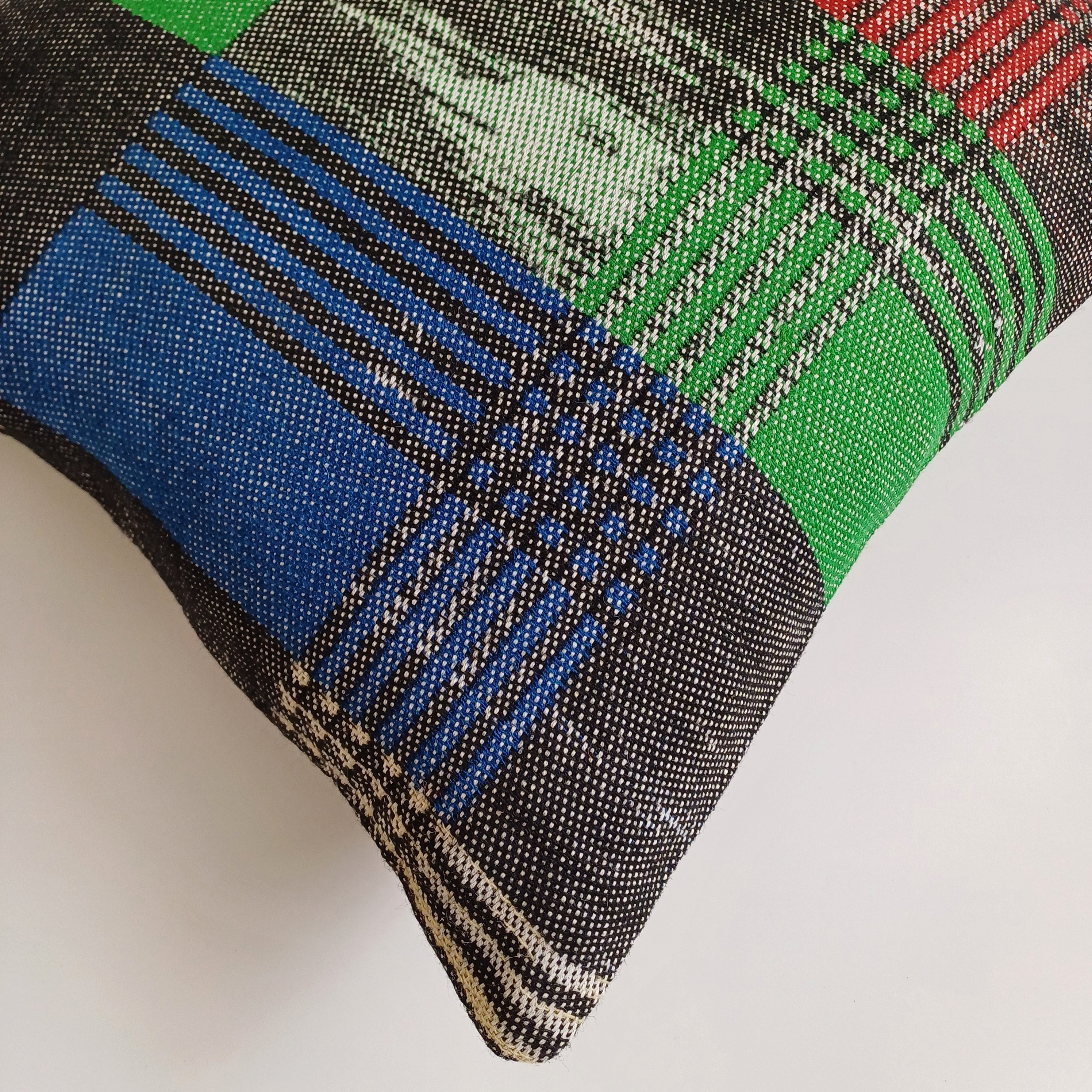 Handmade Vintage Cushion Cover 16''x16'' / 40x40 CM