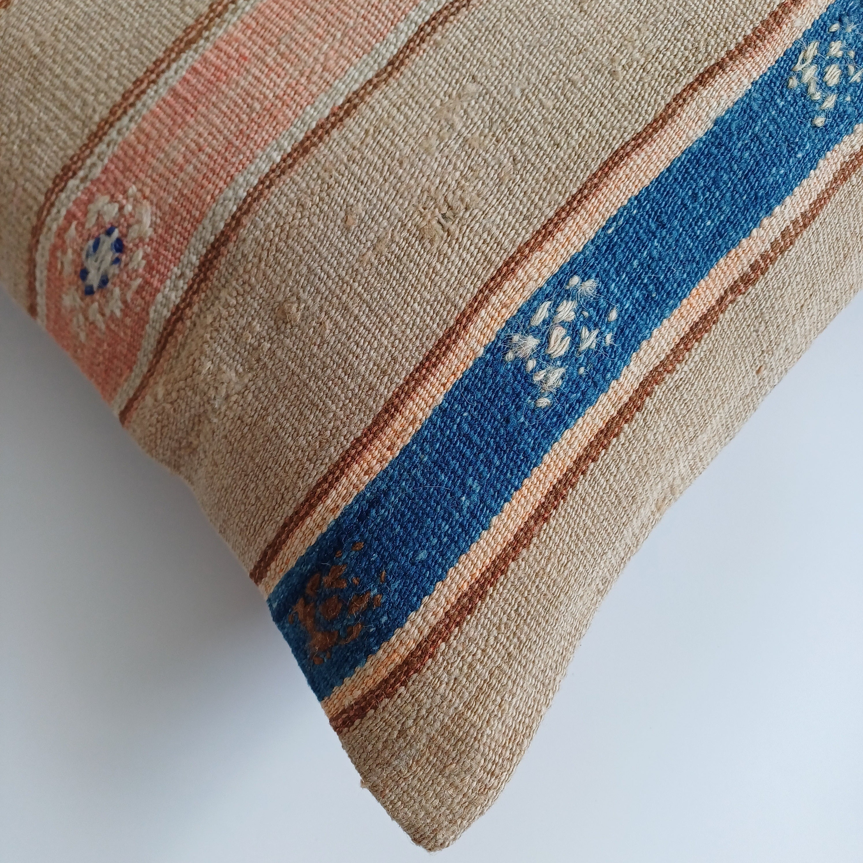 Handmade Vintage Cushion Cover 16''x16'' / 40x40 CM