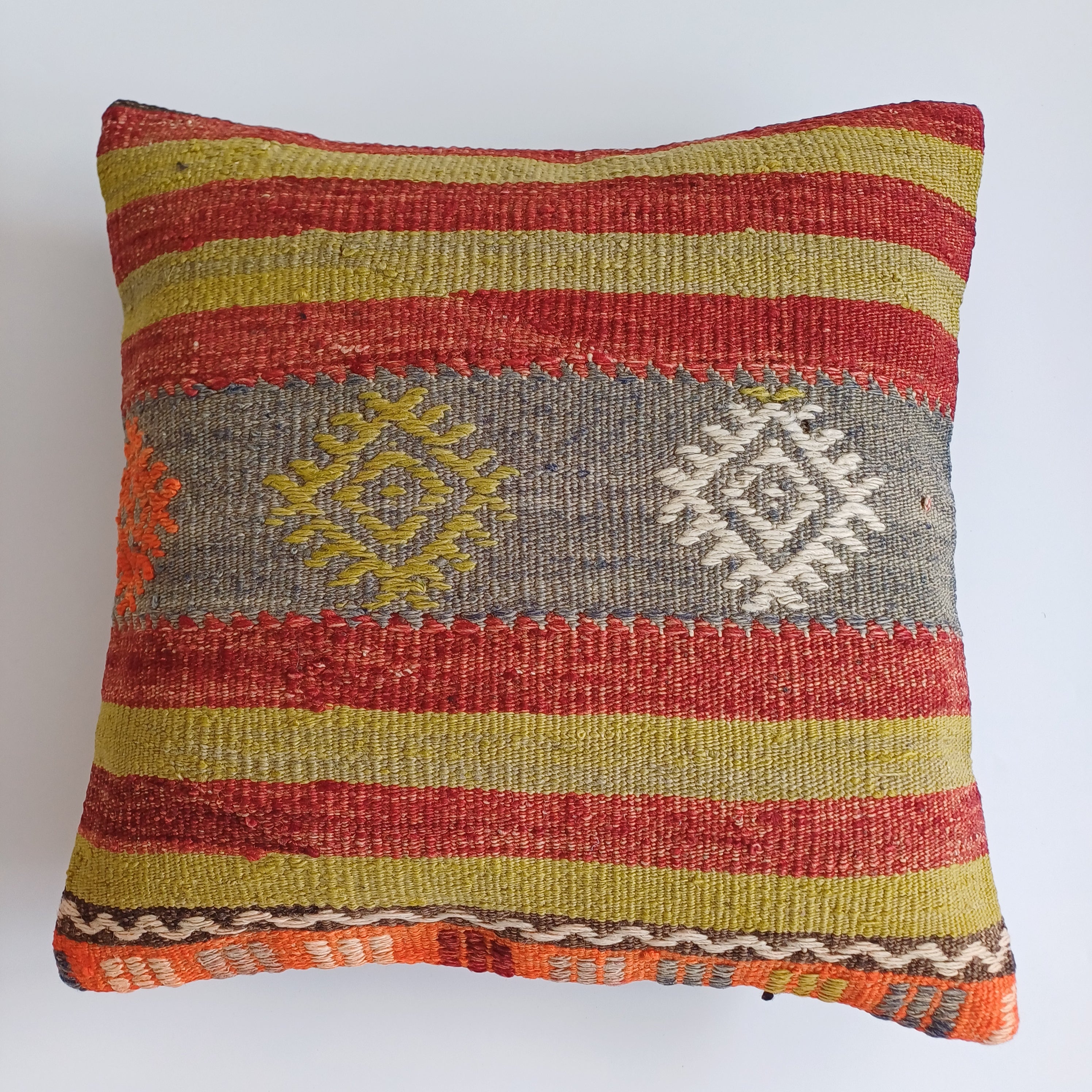 Handmade Vintage Cushion Cover 16''x16'' / 40x40 CM