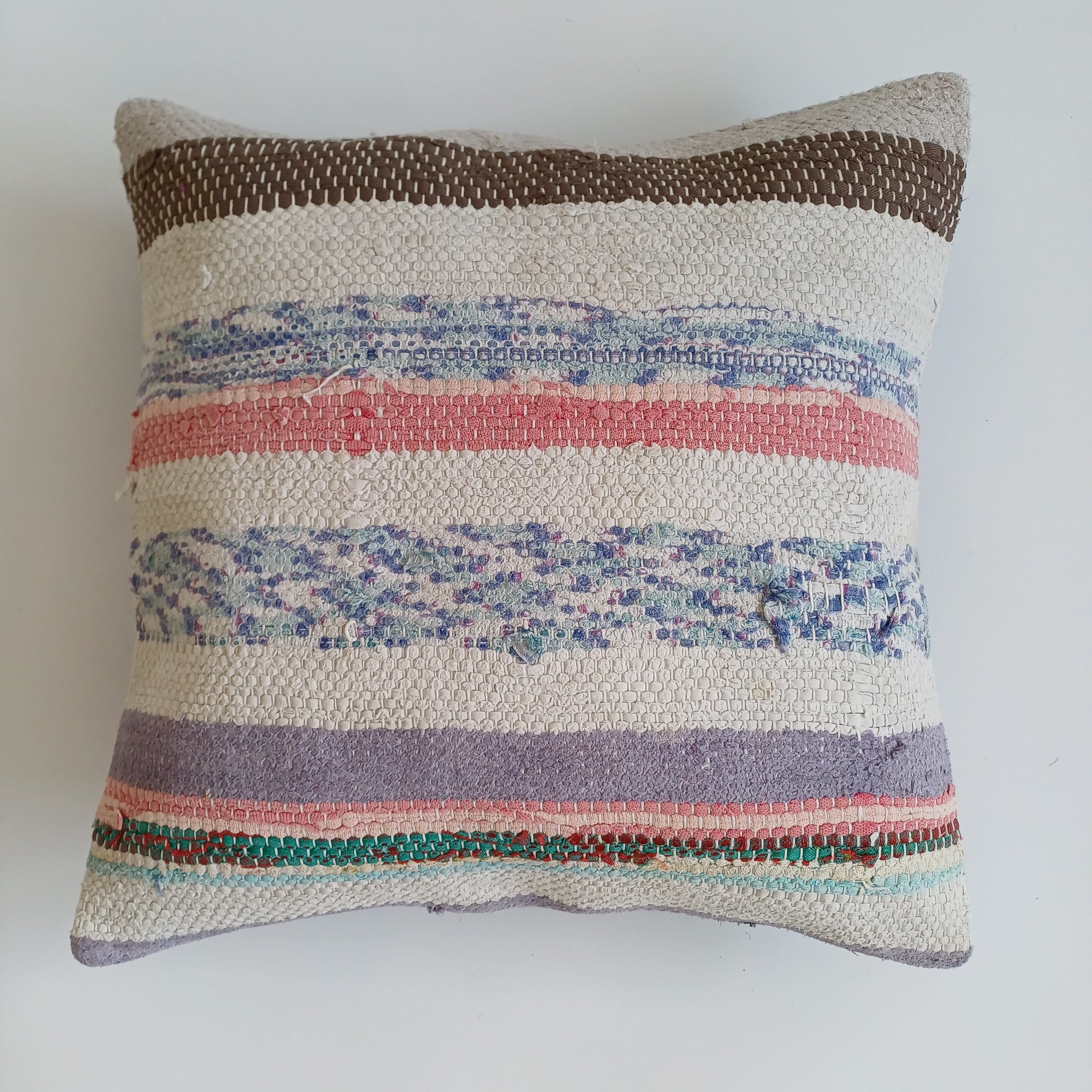 Handmade Vintage Cushion Cover 16''x16'' / 40x40 CM