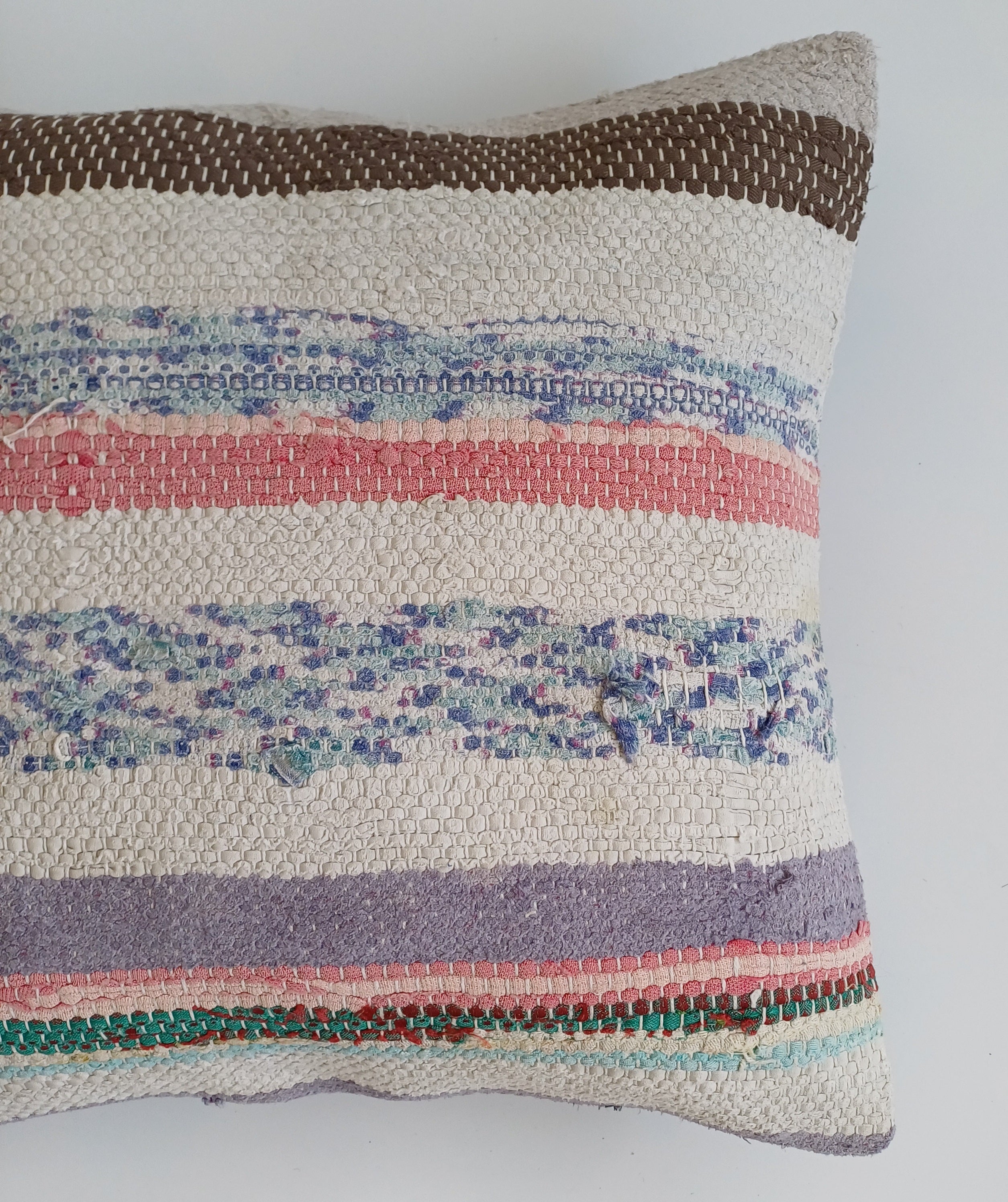 Handmade Vintage Cushion Cover 16''x16'' / 40x40 CM