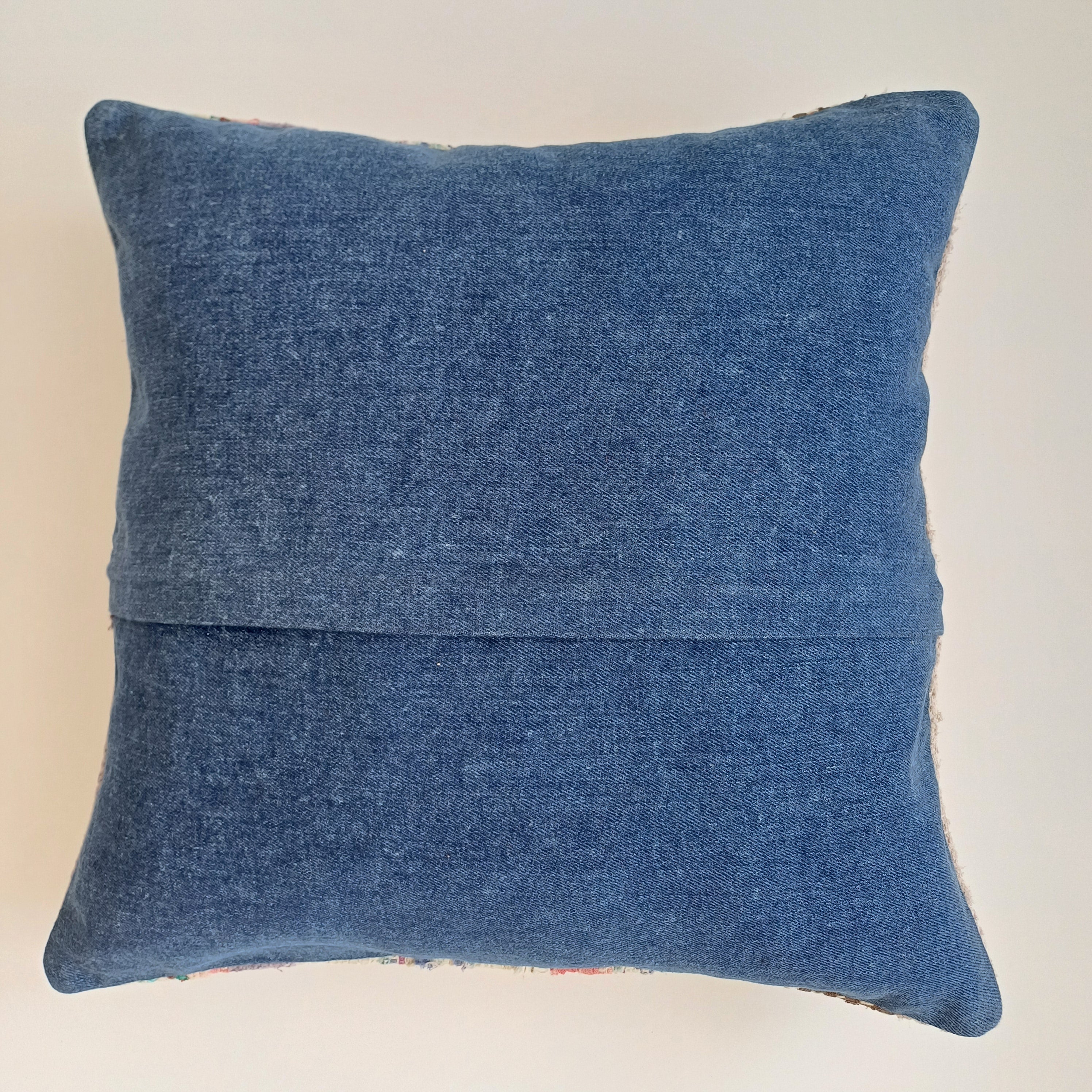 Handmade Vintage Cushion Cover 16''x16'' / 40x40 CM