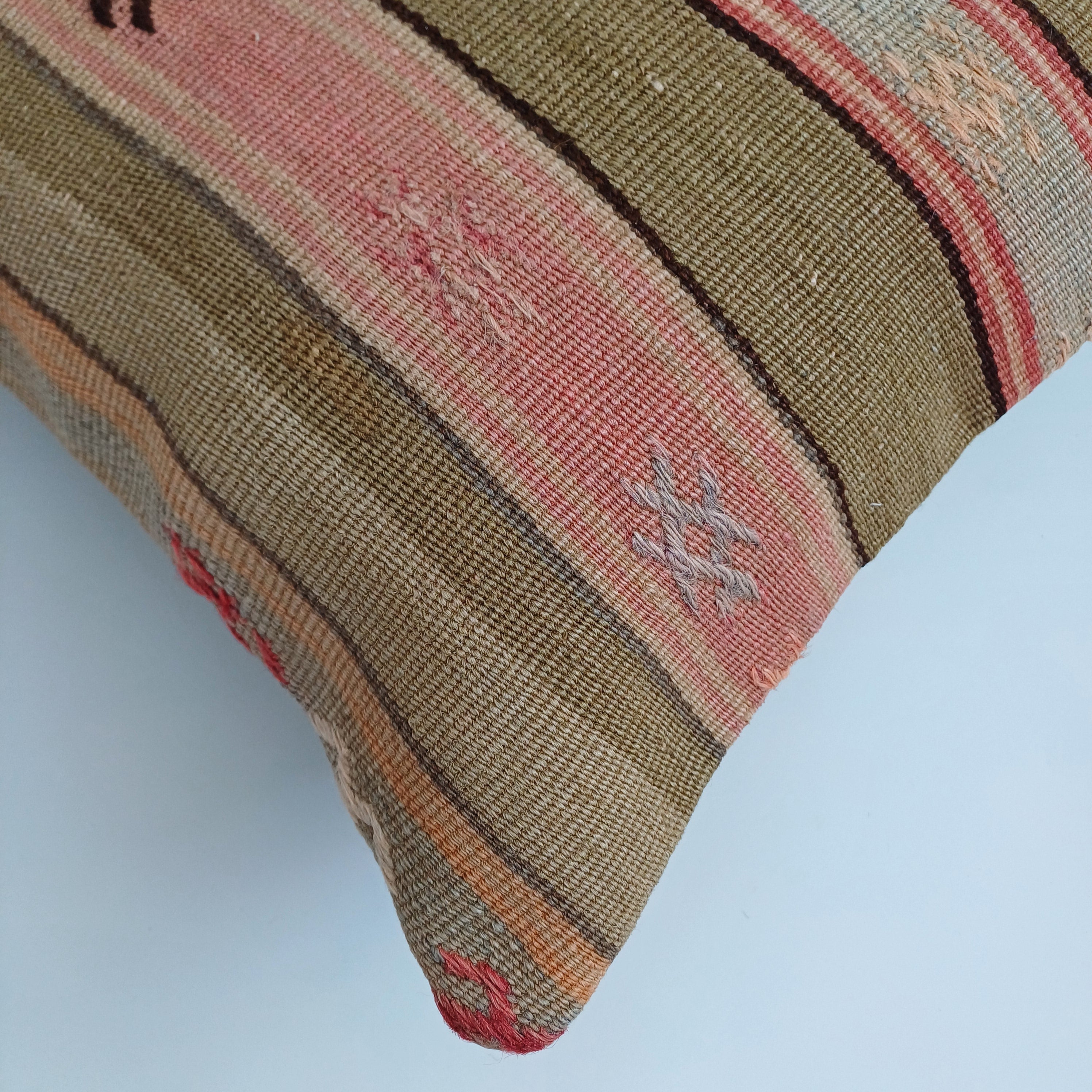 Handmade Vintage Cushion Cover 16''x16'' / 40x40 CM