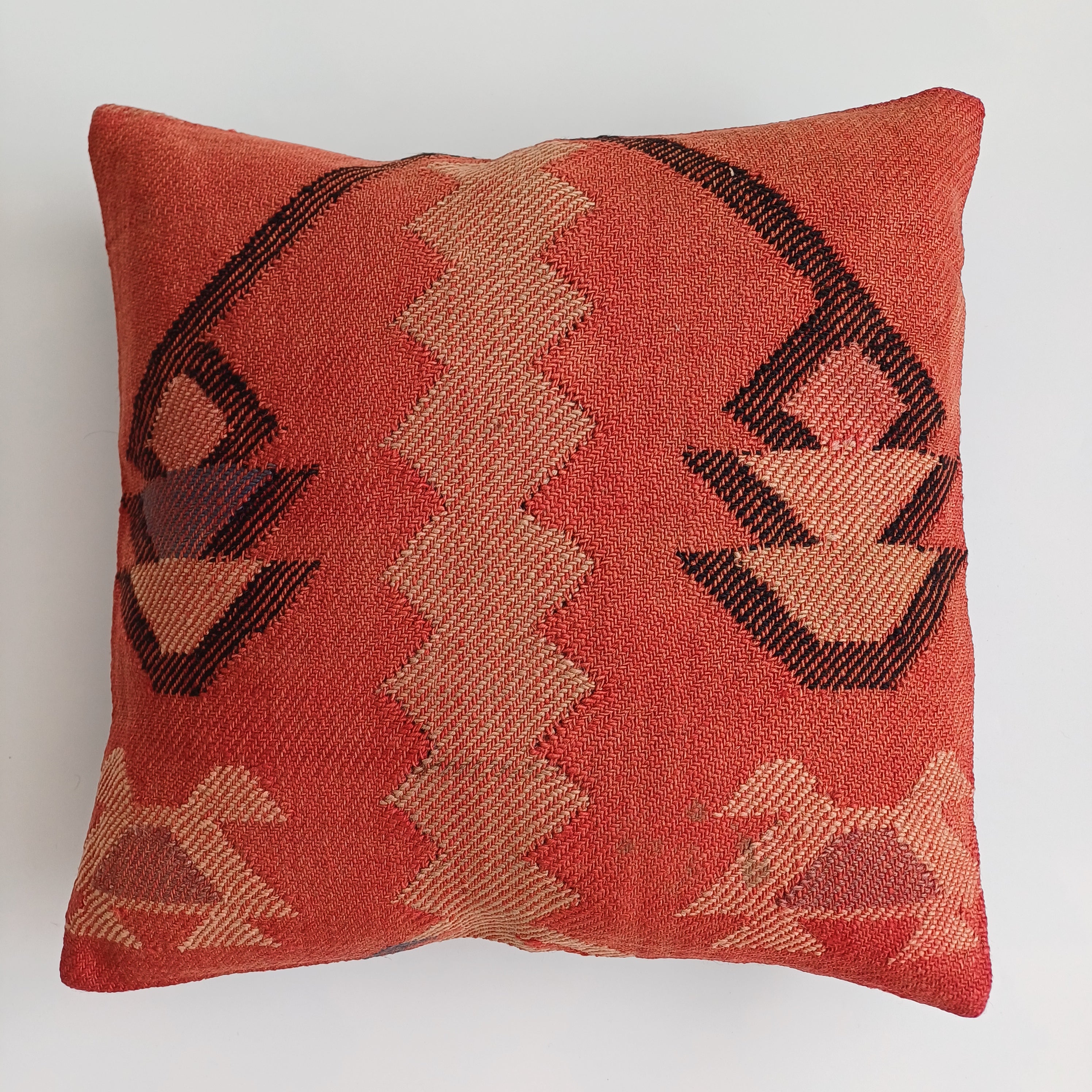 Red Vintage Cushion Cover 16''x16'' / 40x40 CM
