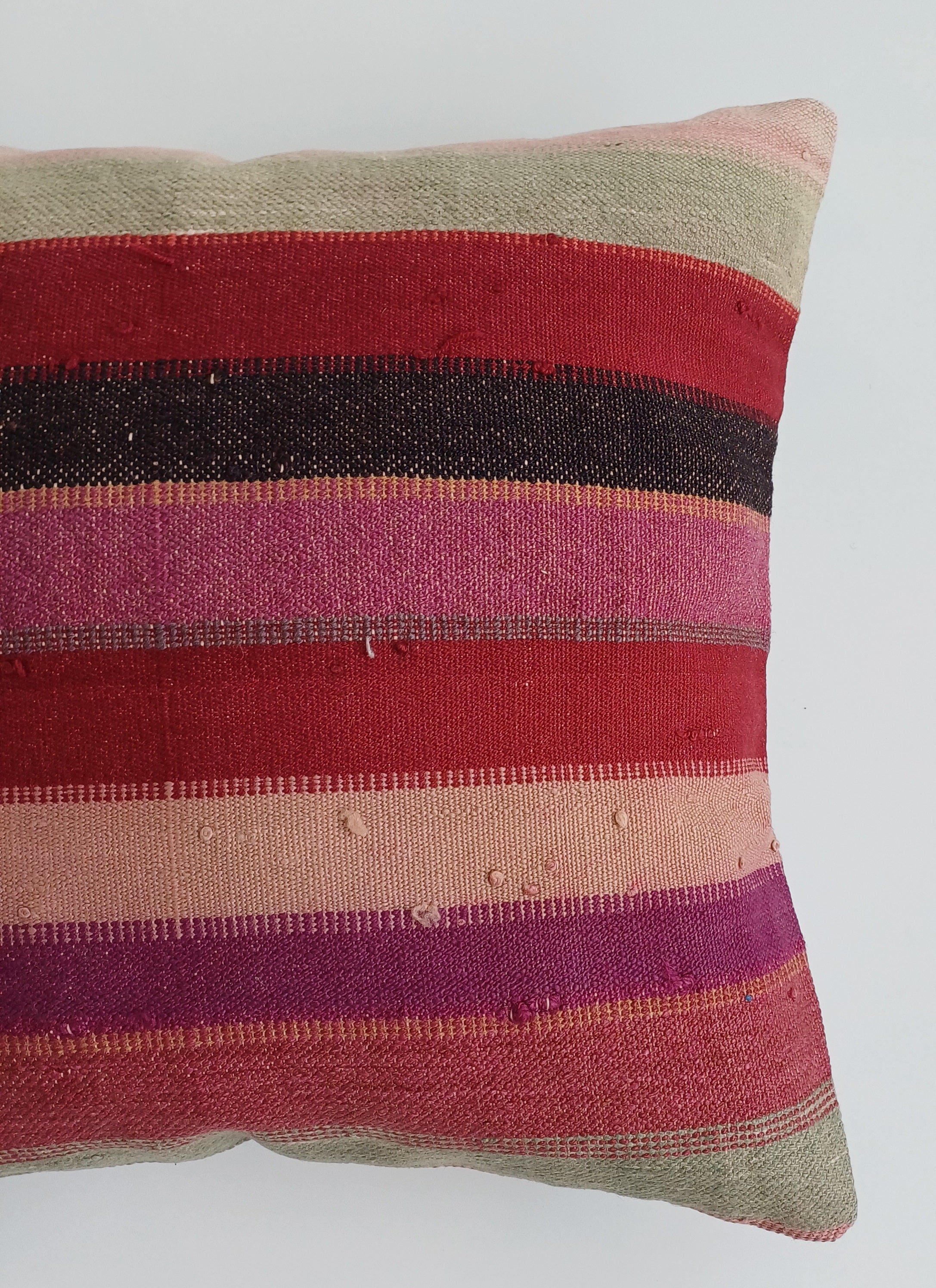 Striped Vintage Cushion Cover 16''x16'' / 40x40 CM